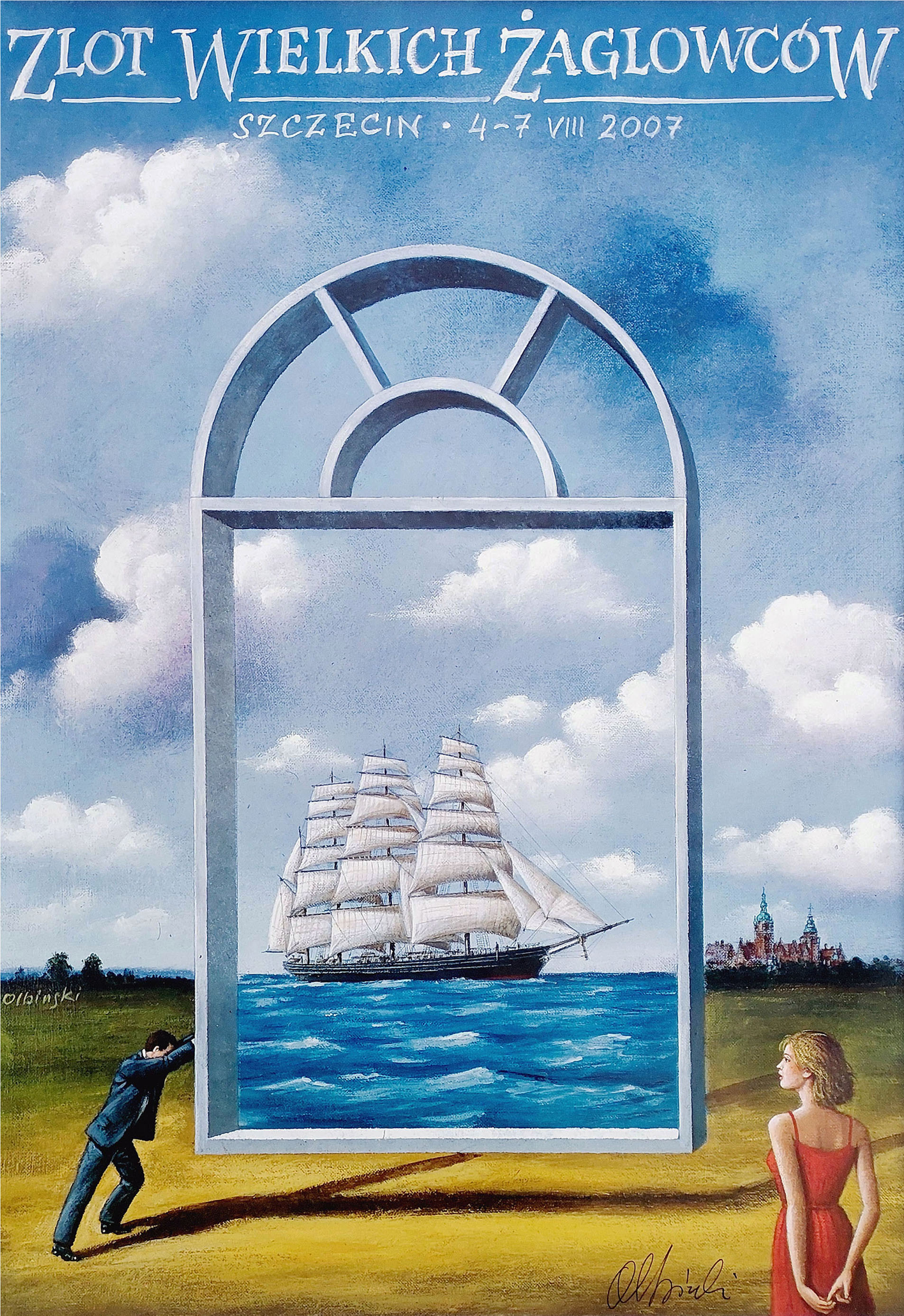Zlot Żaglowców Szczecin 2007 AUTOGRAF/A1 &mdash; Rafał Olbiński