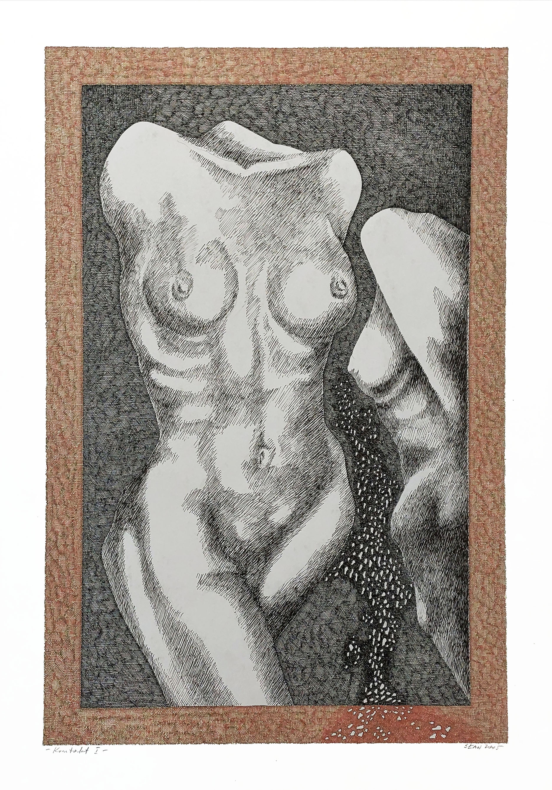 Kontakt I (arkusz: 61 cm x 86 cm) &mdash; Stefan Sławiński