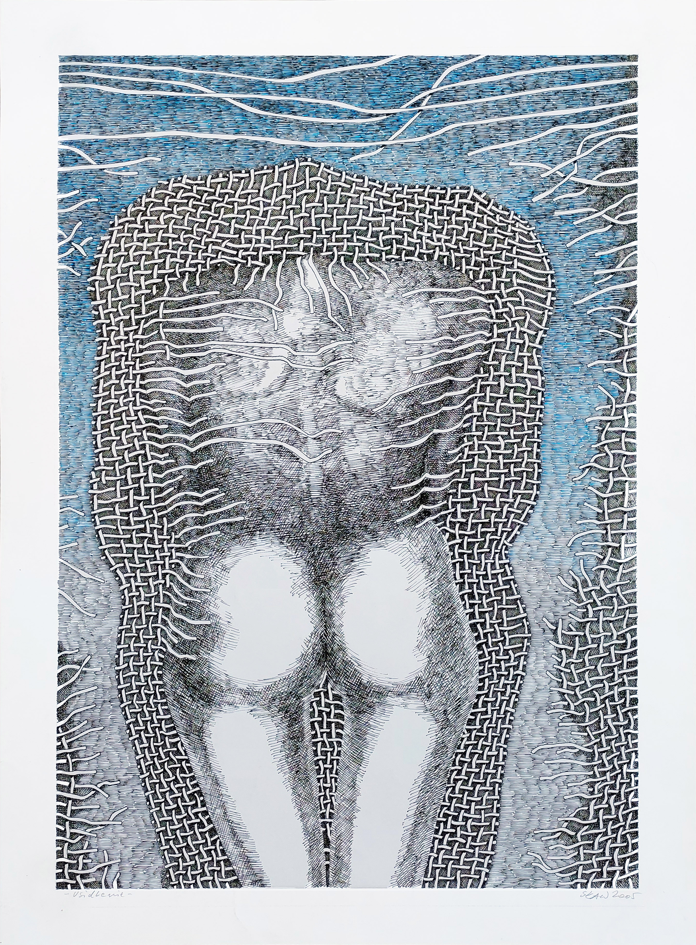 Usidlenie (arkusz: 61 cm x 86 cm) &mdash; Stefan Sławiński