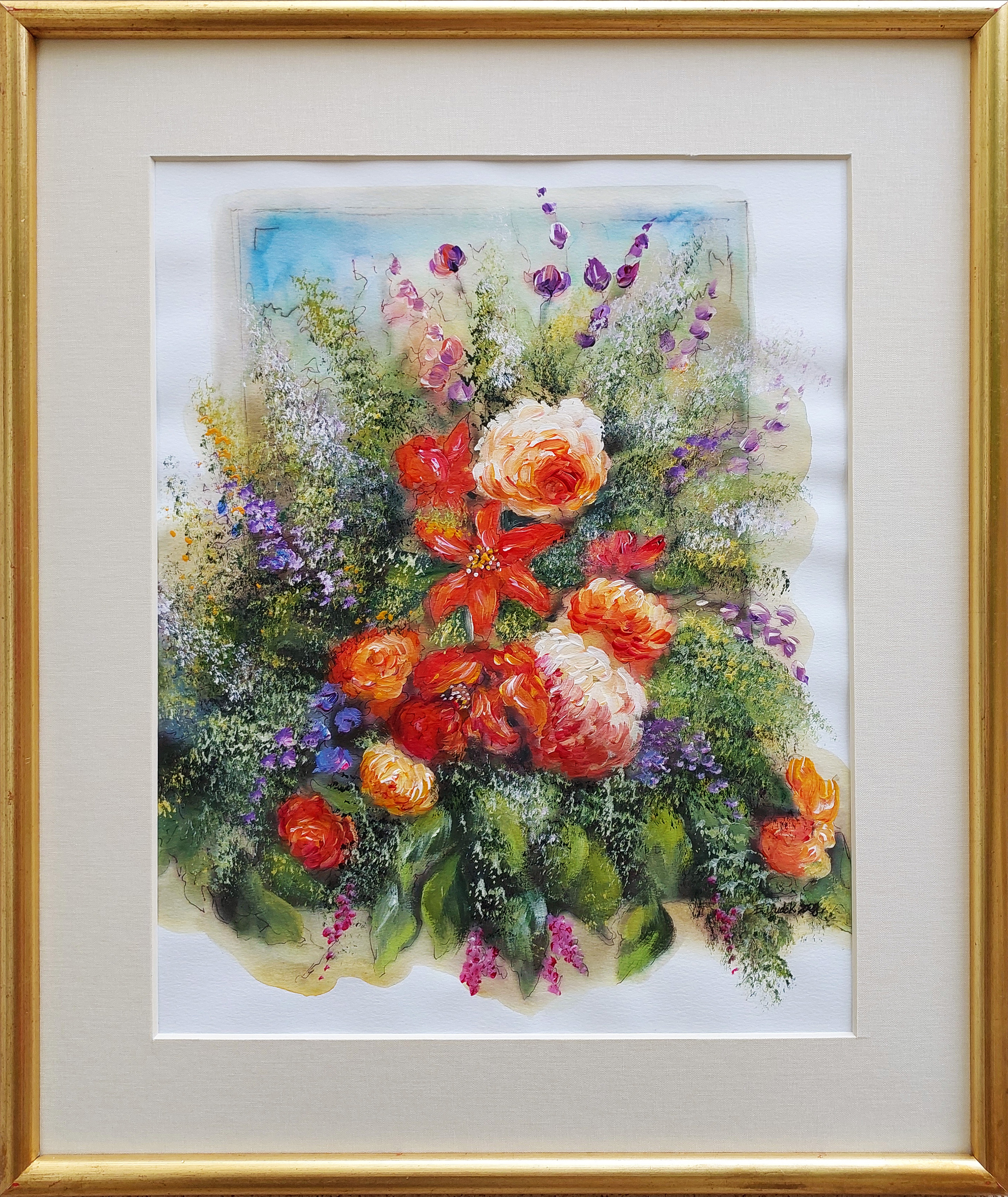 Bukiet kwiatów &mdash; Eliza Dudek-Wójcicka