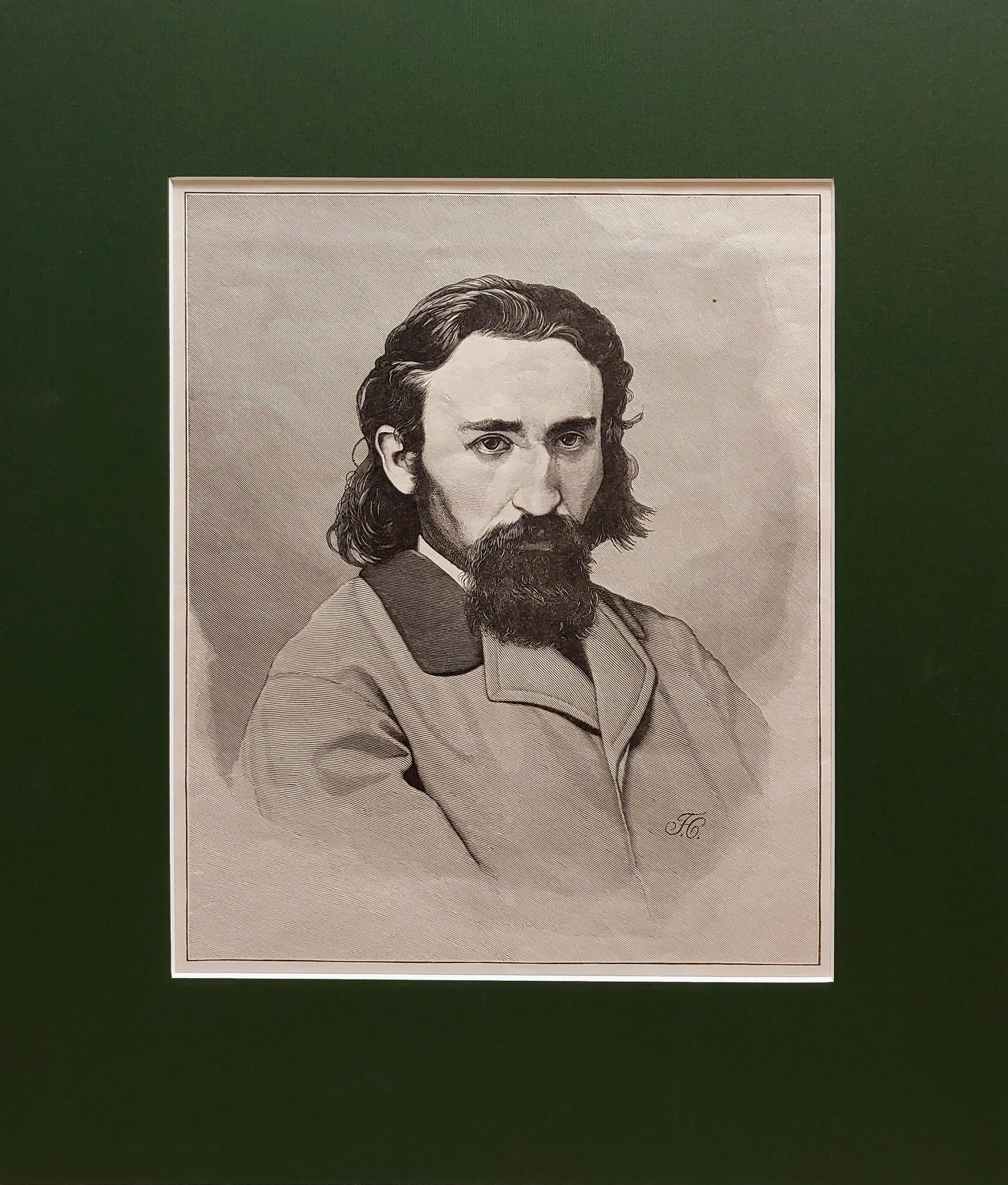 Portret Jana Matejki (rytował Józef Holewiński) &mdash; Florian Cynk