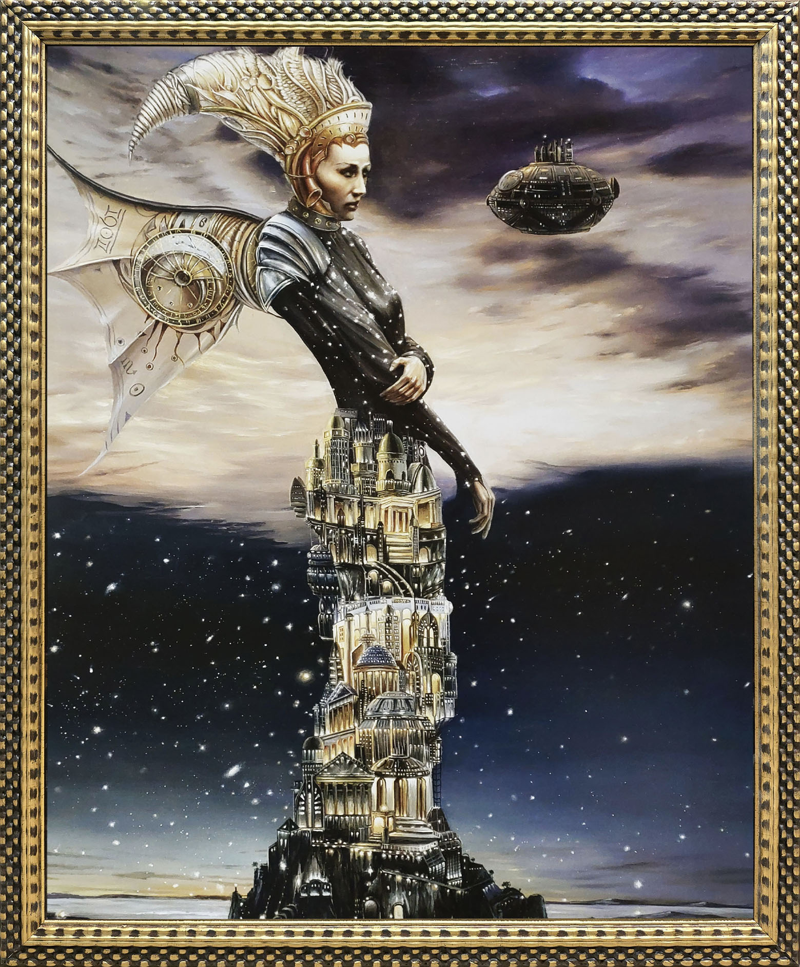 Kobieta przyszłości (rama: 53 x 64.5 cm)  &mdash; Tomasz Sętowski