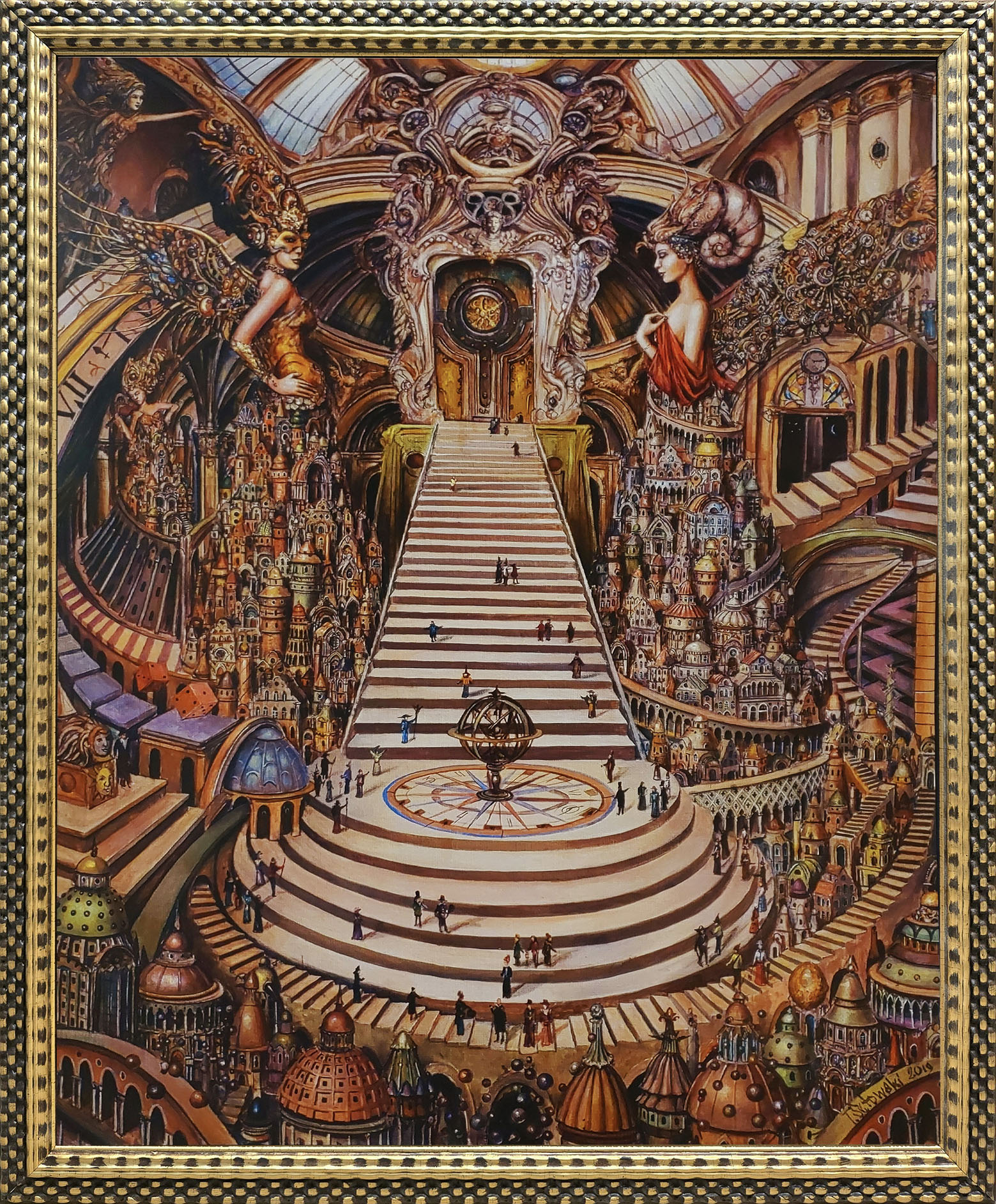 Wieczór w Operze (rama: 53 x 64.5 cm) &mdash; Tomasz Sętowski