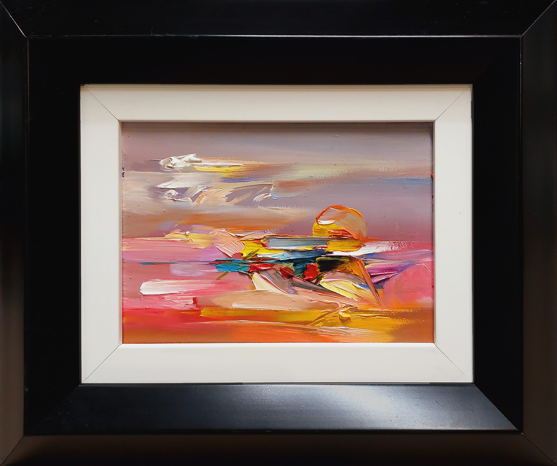 Kraj wschodzącego słońca  (w ramie  31 x 26 cm) &mdash; Zdzisław Constantin Majrowski-Meyro