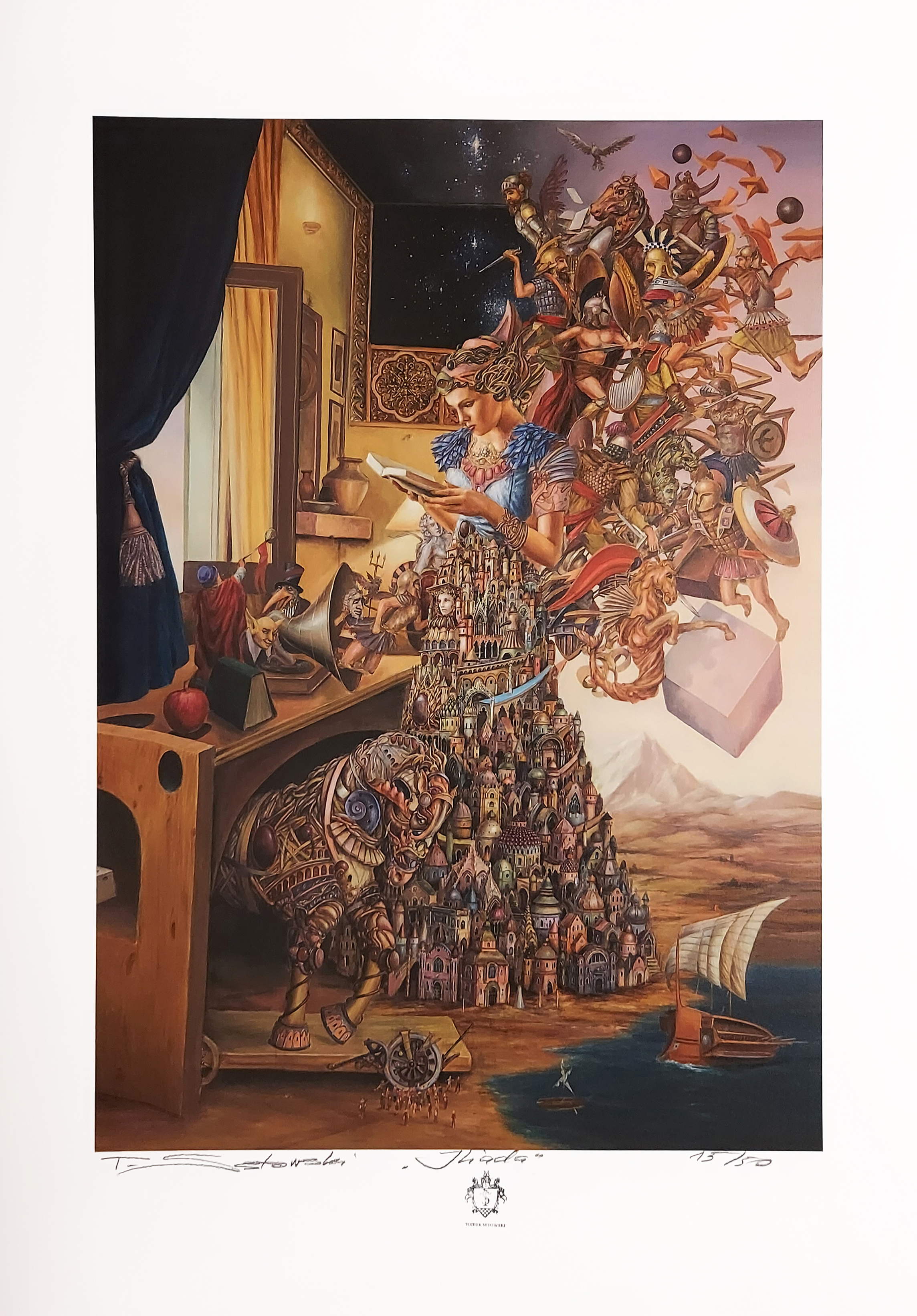 Iliada (arkusz: 70 x 100 cm) &mdash; Tomasz Sętowski