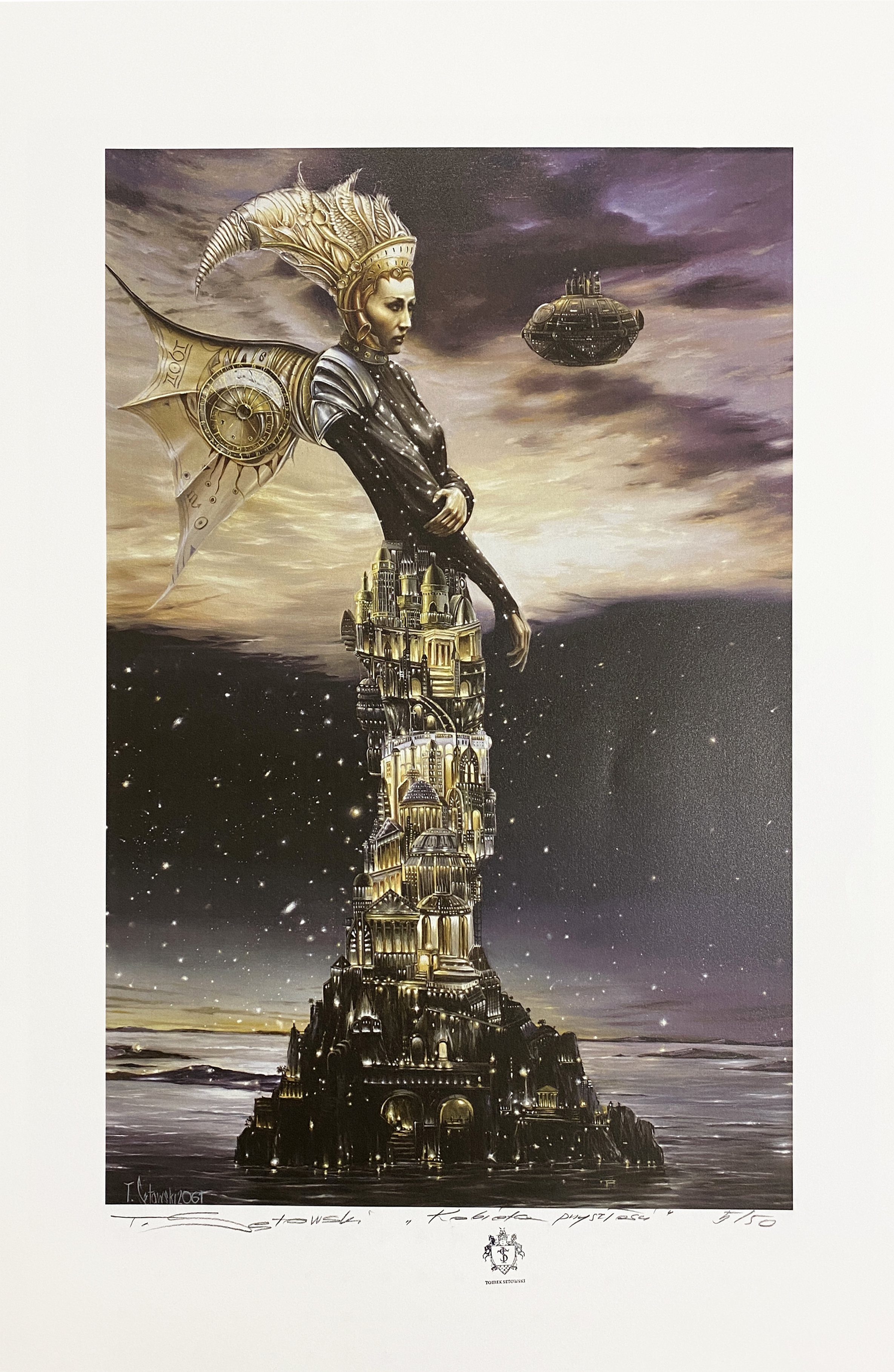 Kobieta przyszłości (arkusz 70 x 100 cm) &mdash; Tomasz Sętowski