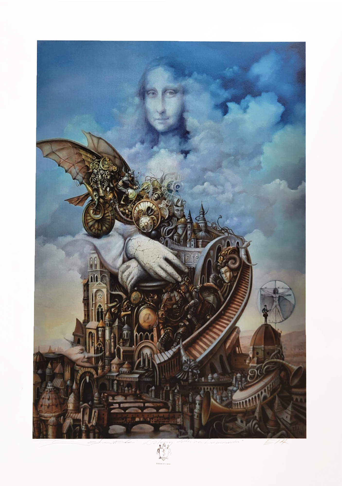 Cztery oblicza Leonarda (1/30, E/A)(arkusz: 70 x 100 cm) &mdash; Tomasz Sętowski