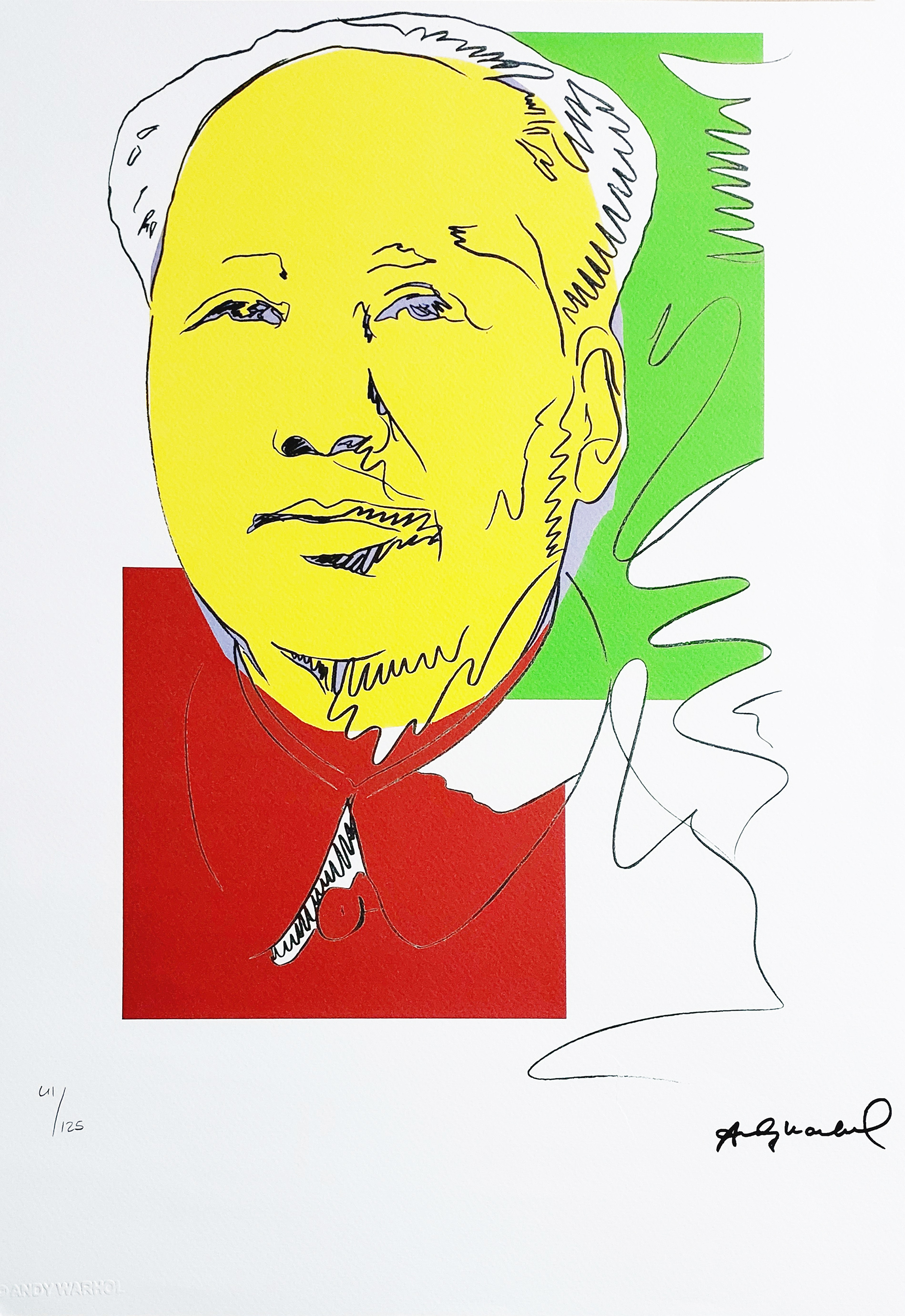 Mao Zedong (edycja 41/125)(arkusz: 35 x 50 cm) &mdash; Andy Warhol
