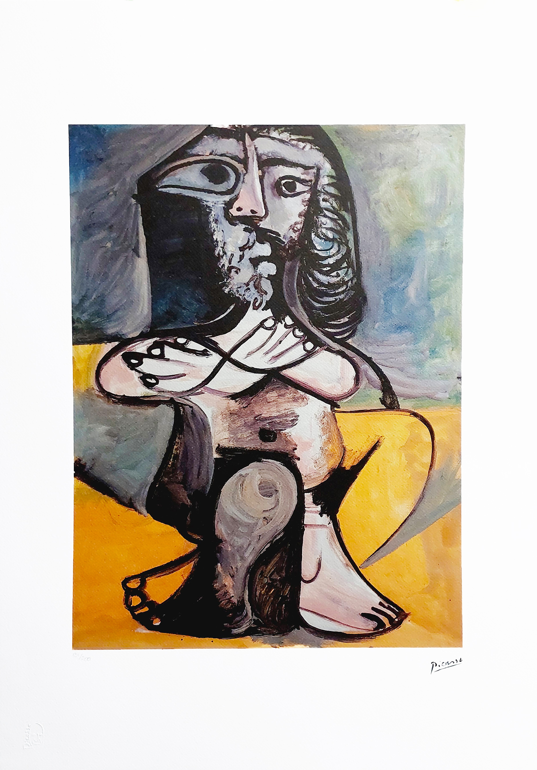 Akt męski (edycja 131/200)(arkusz: 50 x 70 cm) &mdash; Pablo Picasso