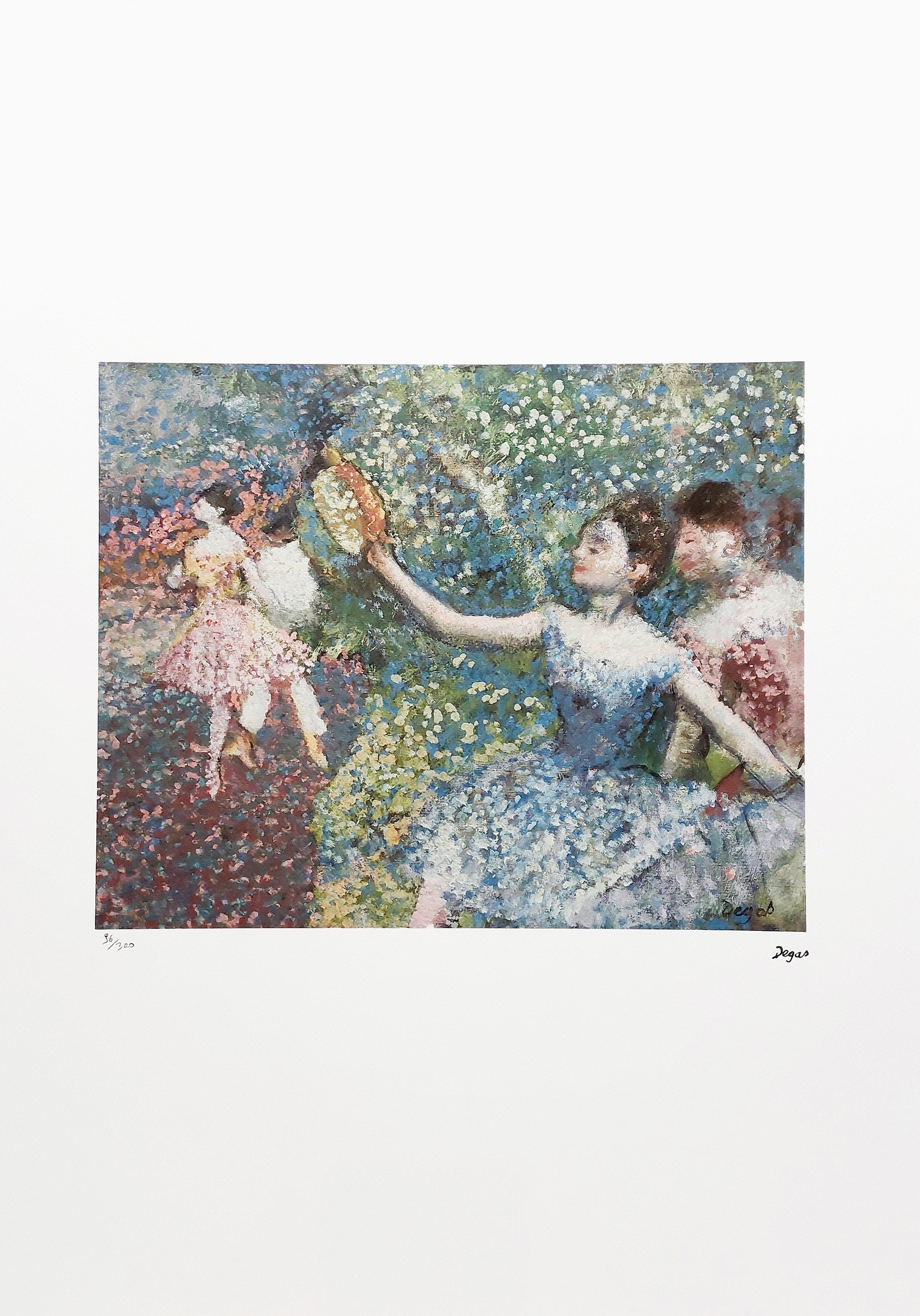 Tancerka z tamburynem (ed. 96/300)(arkusz: 50x70cm) &mdash; Edgar Degas