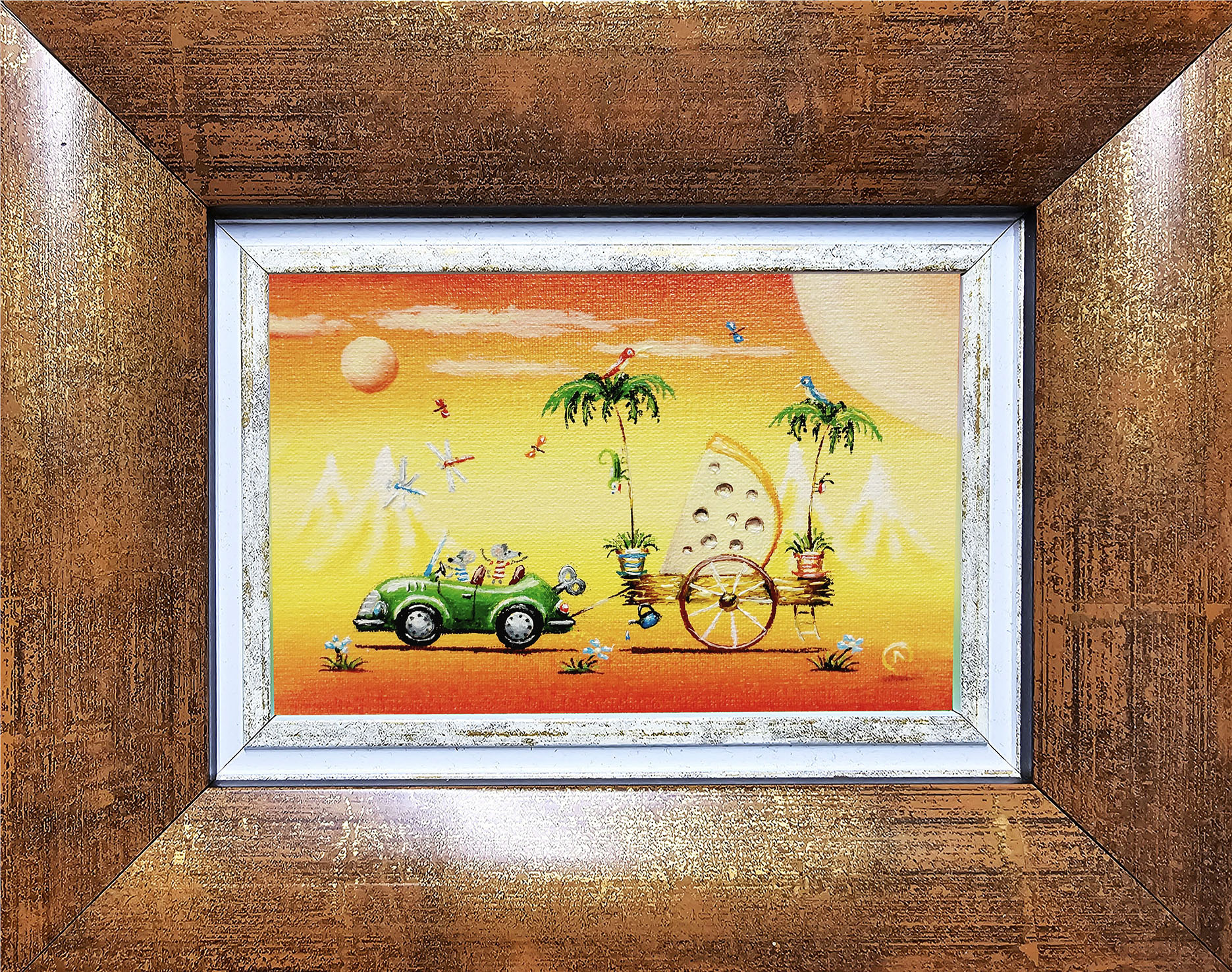 Historia sukcesu (w ramie 24 x 19 cm) &mdash; Oleg Litvinenko