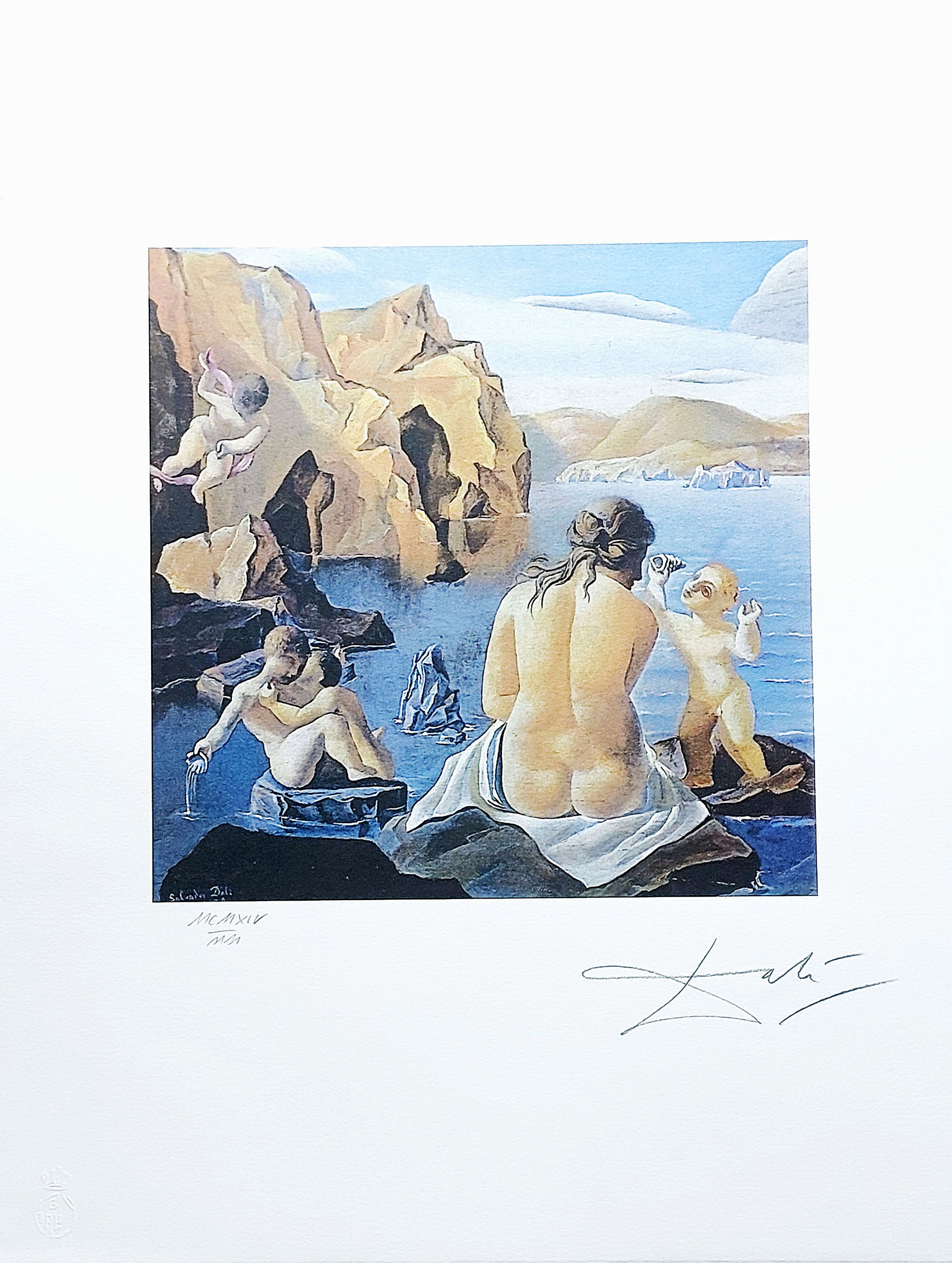 Venus and Cupids (ed. MCMXIV/MM) (arkusz: 50 x 66 cm) &mdash; Salvador Dalí
