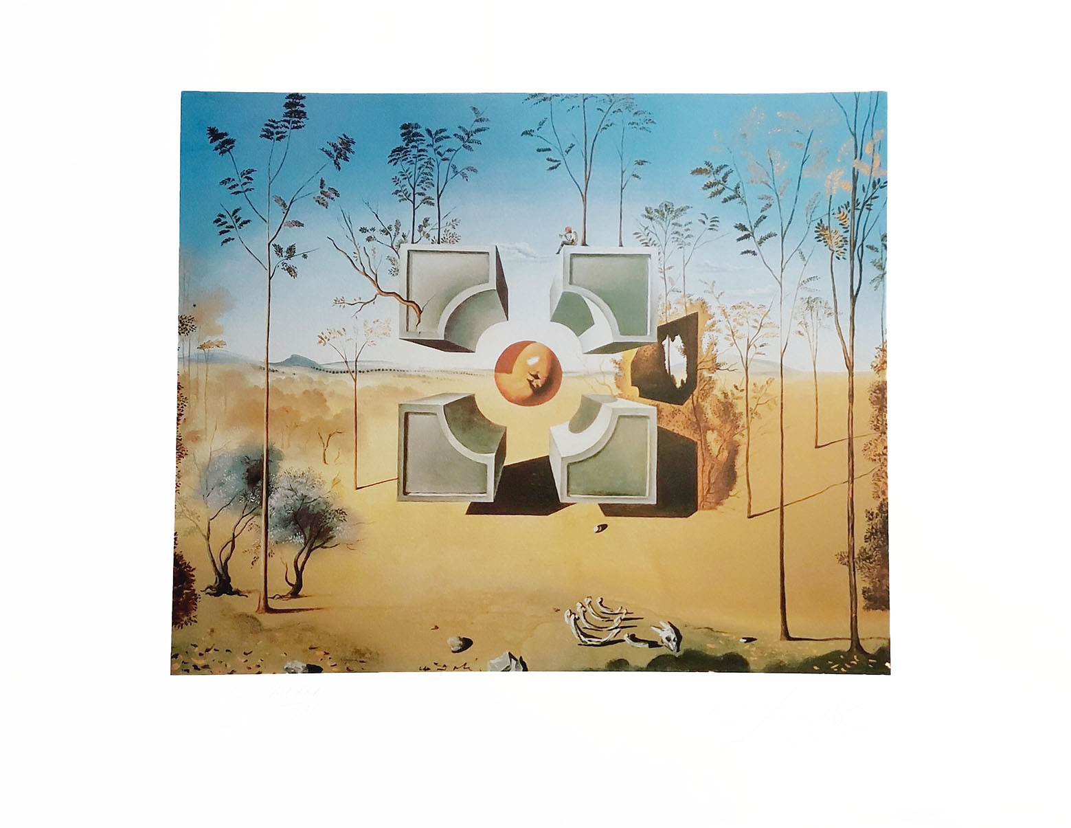 Corpus Hypercubus (edycja MCXXVII/MM)(arkusz: 66x50cm) &mdash; Salvador Dalí