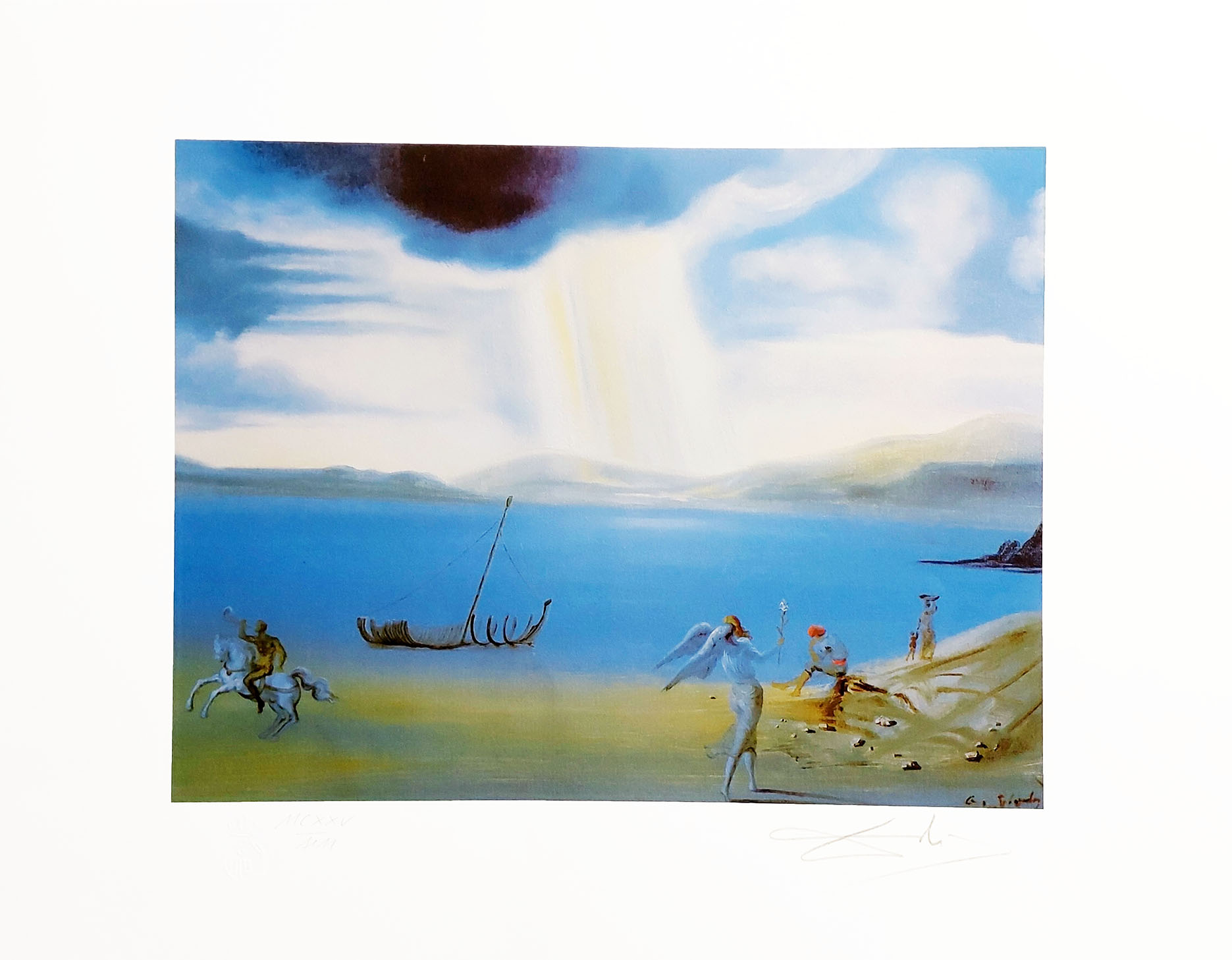 Landscape of Portlligat (edycja MCXXV/MM)(arkusz: 65,5x50 cm) &mdash; Salvador Dalí