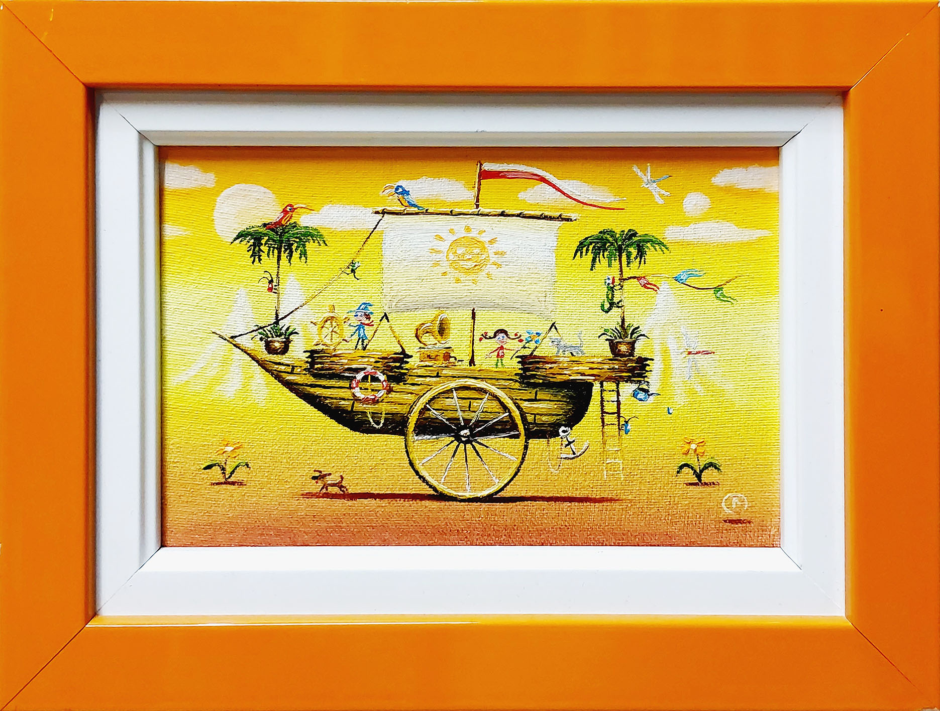 Nieoczekiwana podróż (w ramie: 20 x 15 cm) &mdash; Oleg Litvinenko