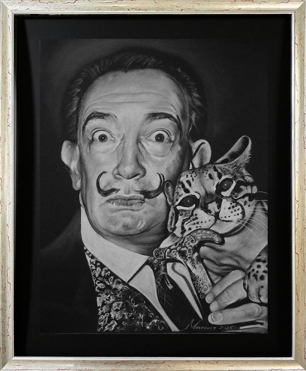 Portret Salvadora Dalí  (w ramie: 69 x 85 cm) &mdash; Marcus Von May
