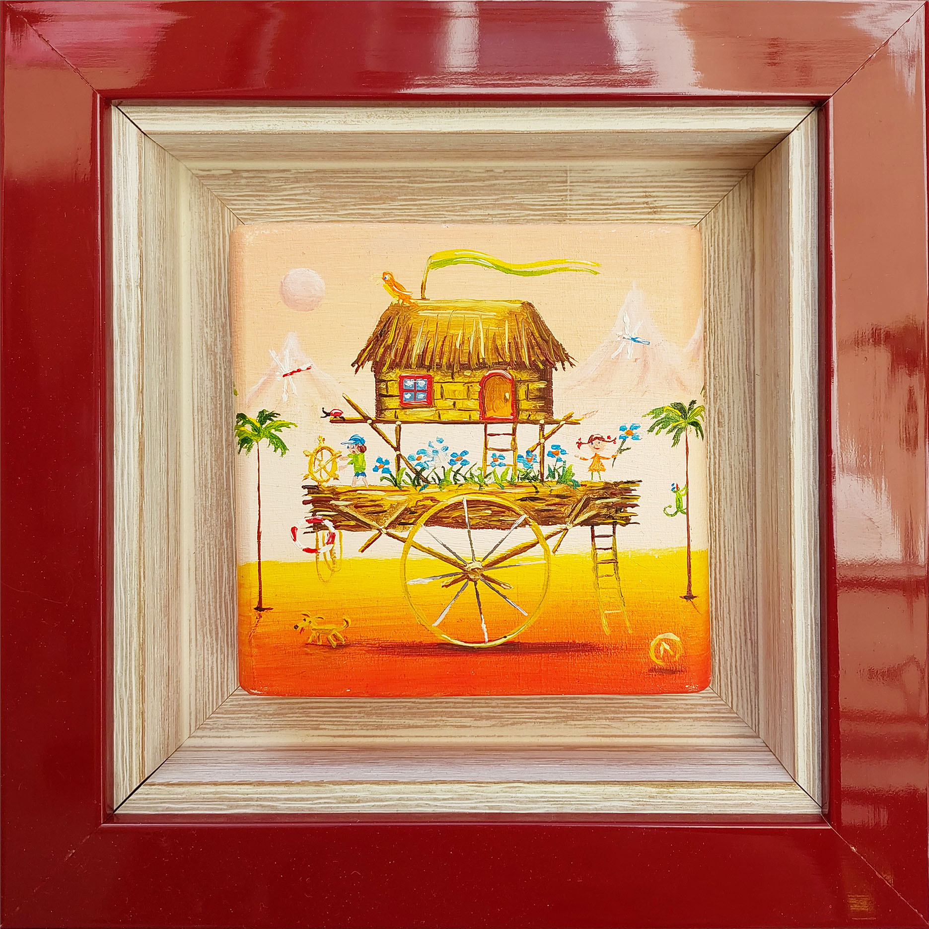 Niezapominajki (rama: 18 x 18 cm) &mdash; Oleg Litvinenko