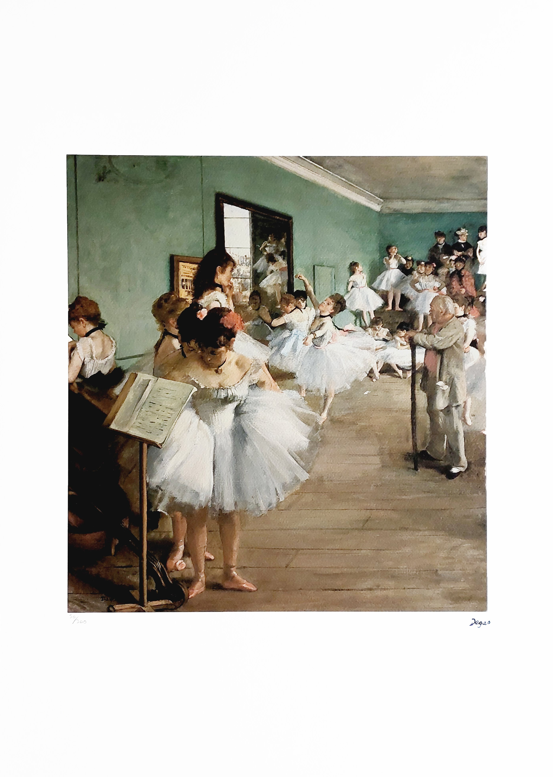 The Dance Class (edycja 50/300)(arkusz:50 x 70 cm) &mdash; Edgar Degas