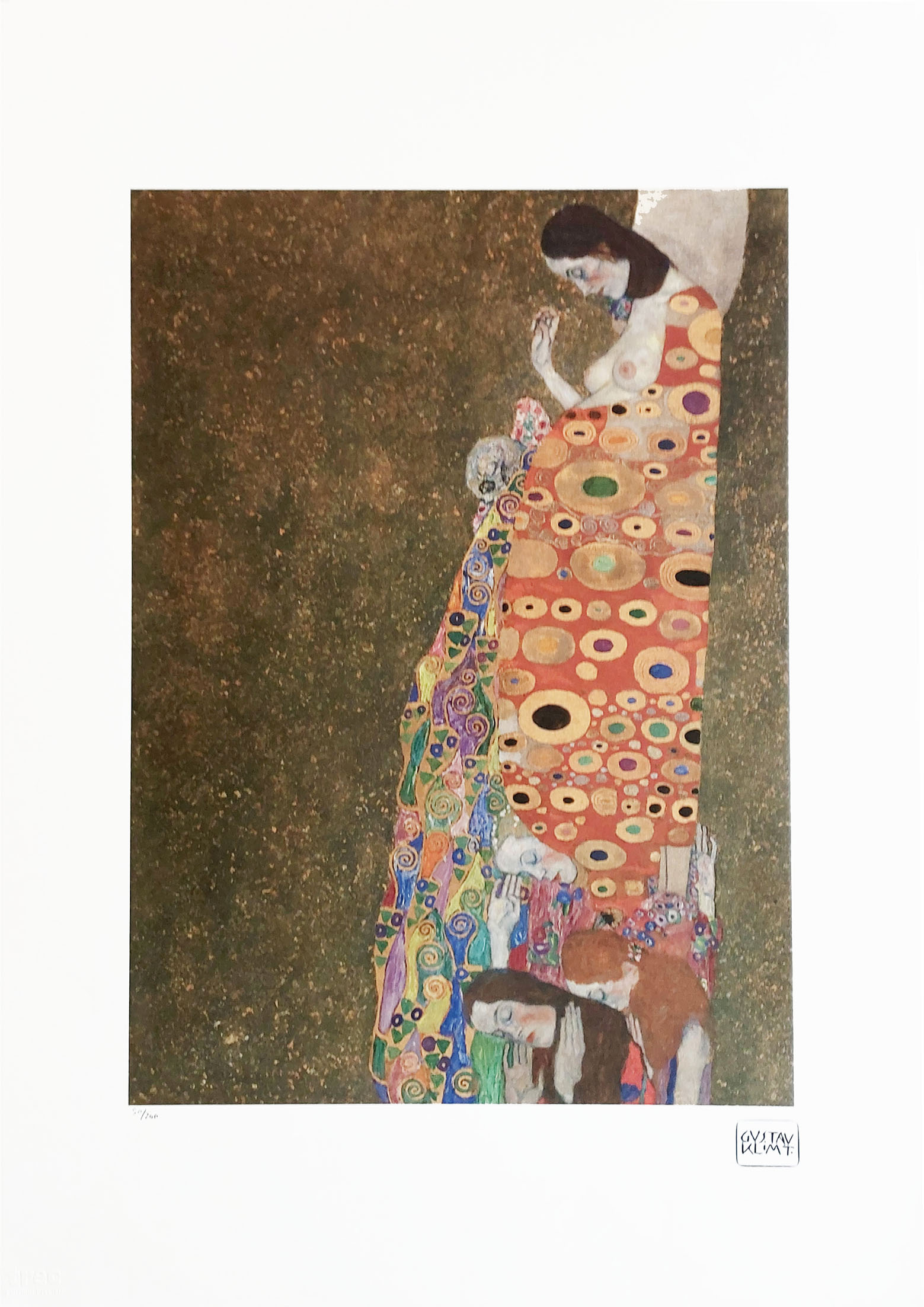 Die Hoffnung II (Nadzieja II) (ed.50/200)(50x70cm) &mdash; Gustav Klimt