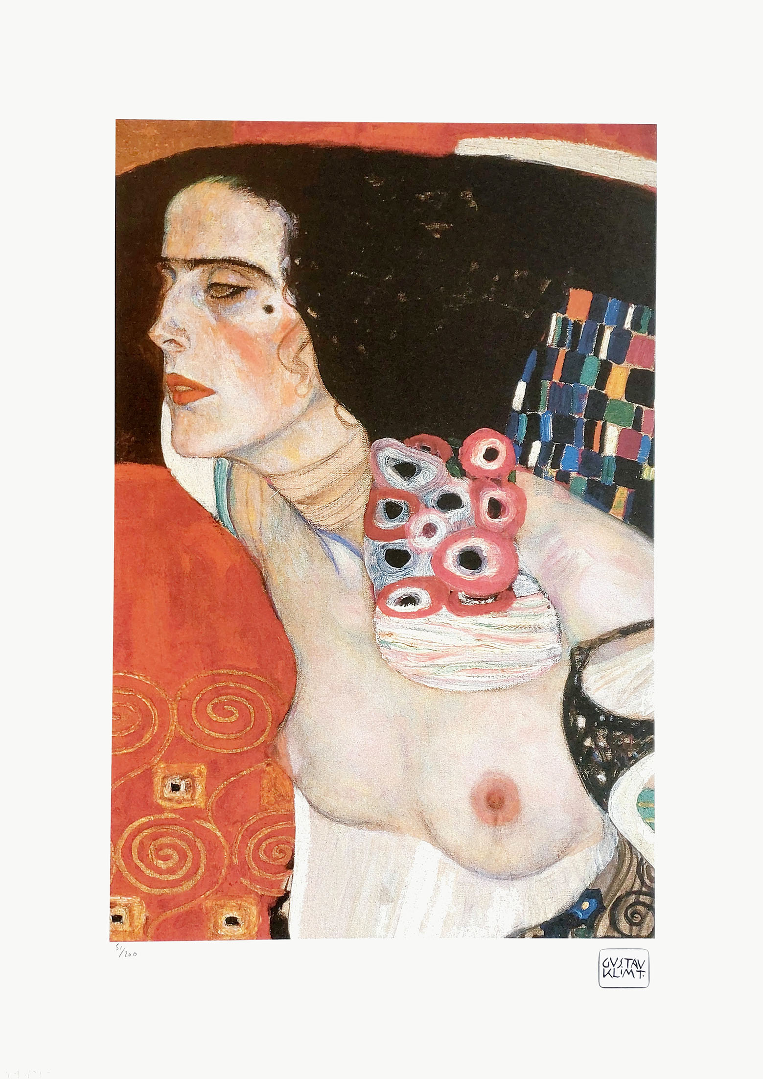 Judyta II (Salome)(ed.51/200)(50x70cm) &mdash; Gustav Klimt