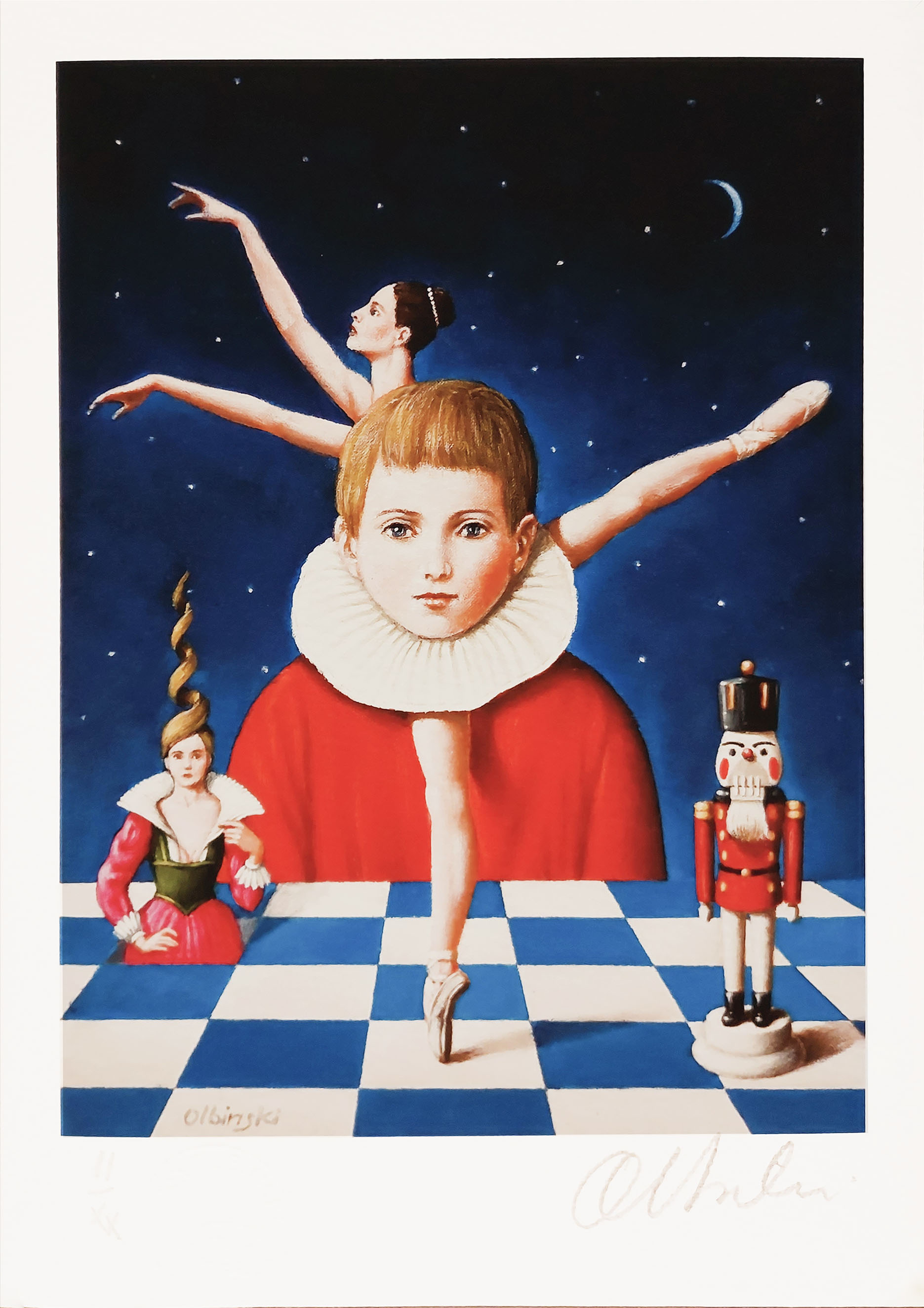 Dziadek do orzechów (II/XX) (arkusz: 20 x 30 cm) &mdash; Rafał Olbiński