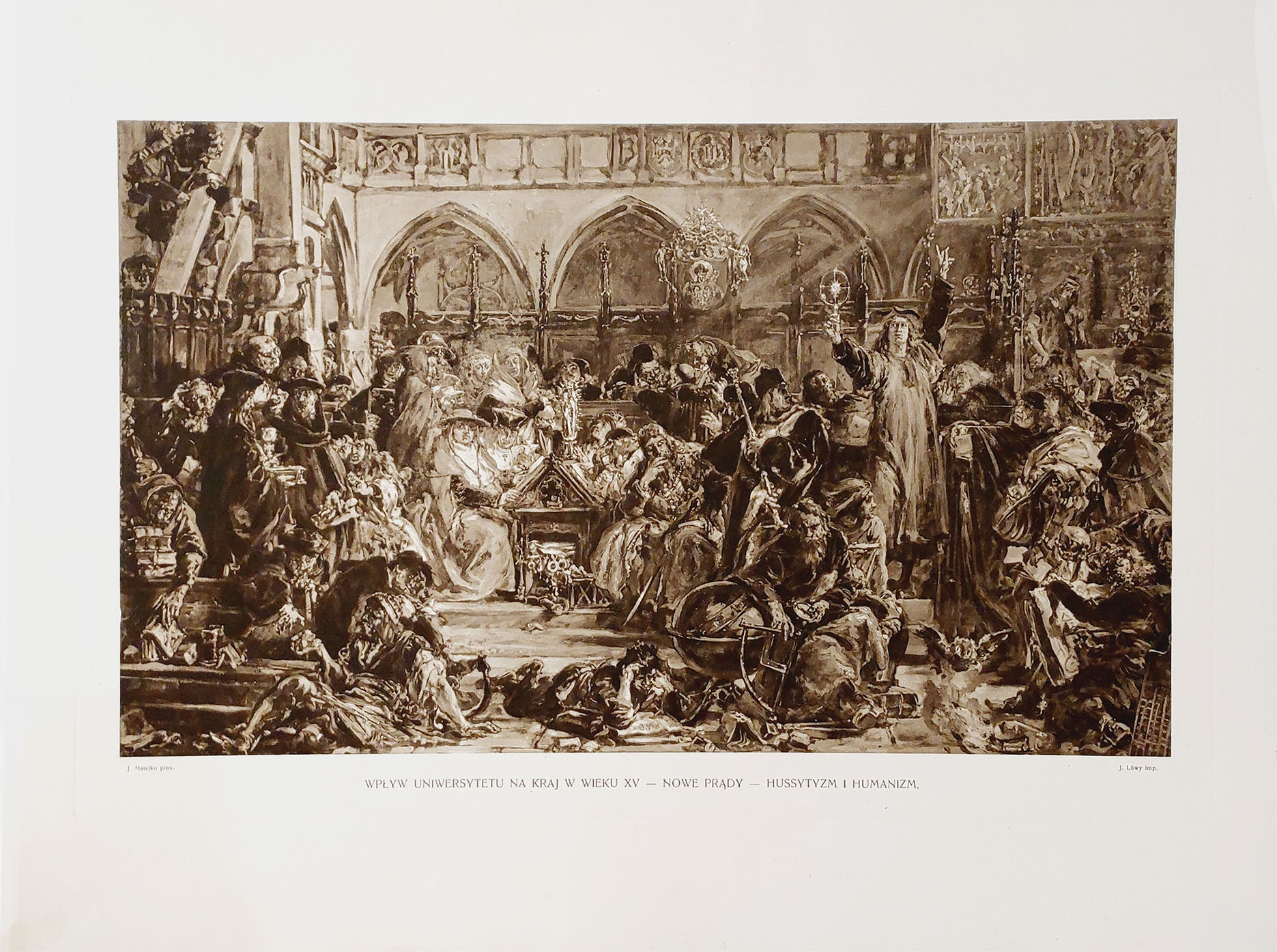 Wpływ Uniwersytetu Na Kraj W Wieku XV - Nowe Prądy...  &mdash; Jan Matejko