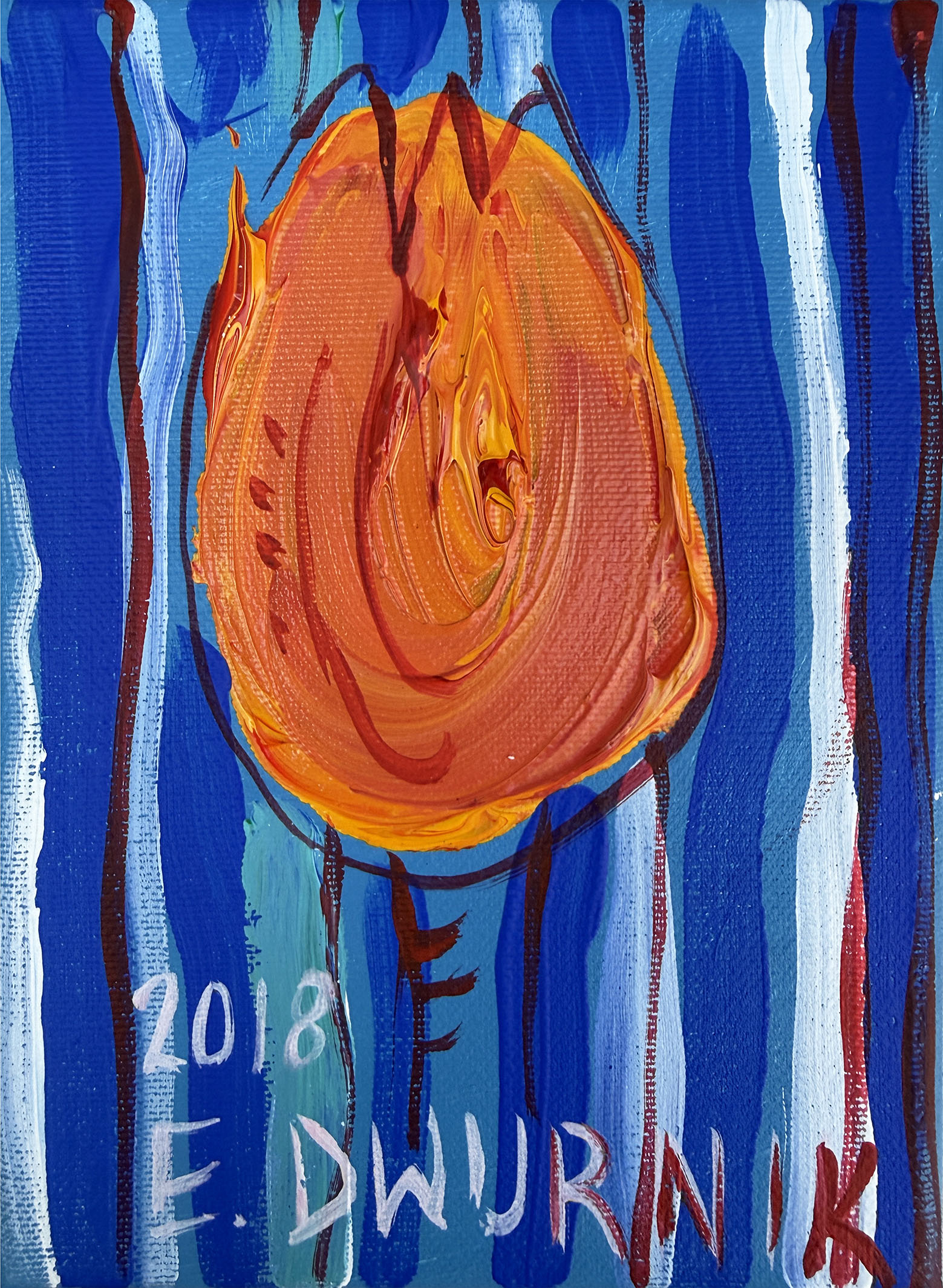 Tulipan (pomarańczowy 2018) &mdash; Edward Dwurnik