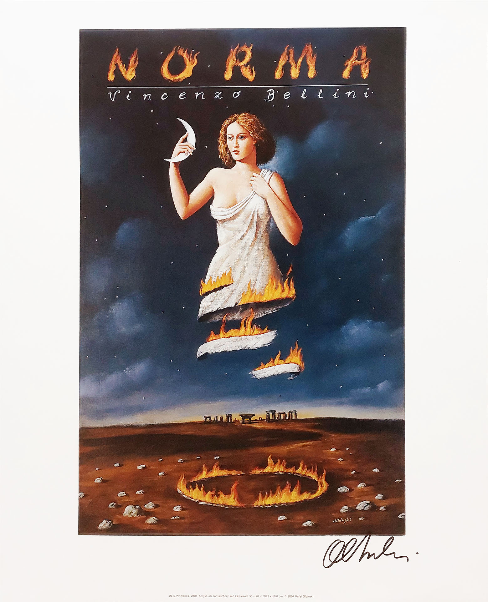 Norma (sygn. przez autora) &mdash; Rafał Olbiński