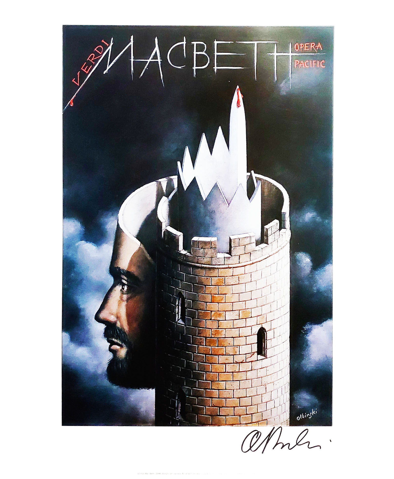 Macbeth (sygn. przez autora) &mdash; Rafał Olbiński