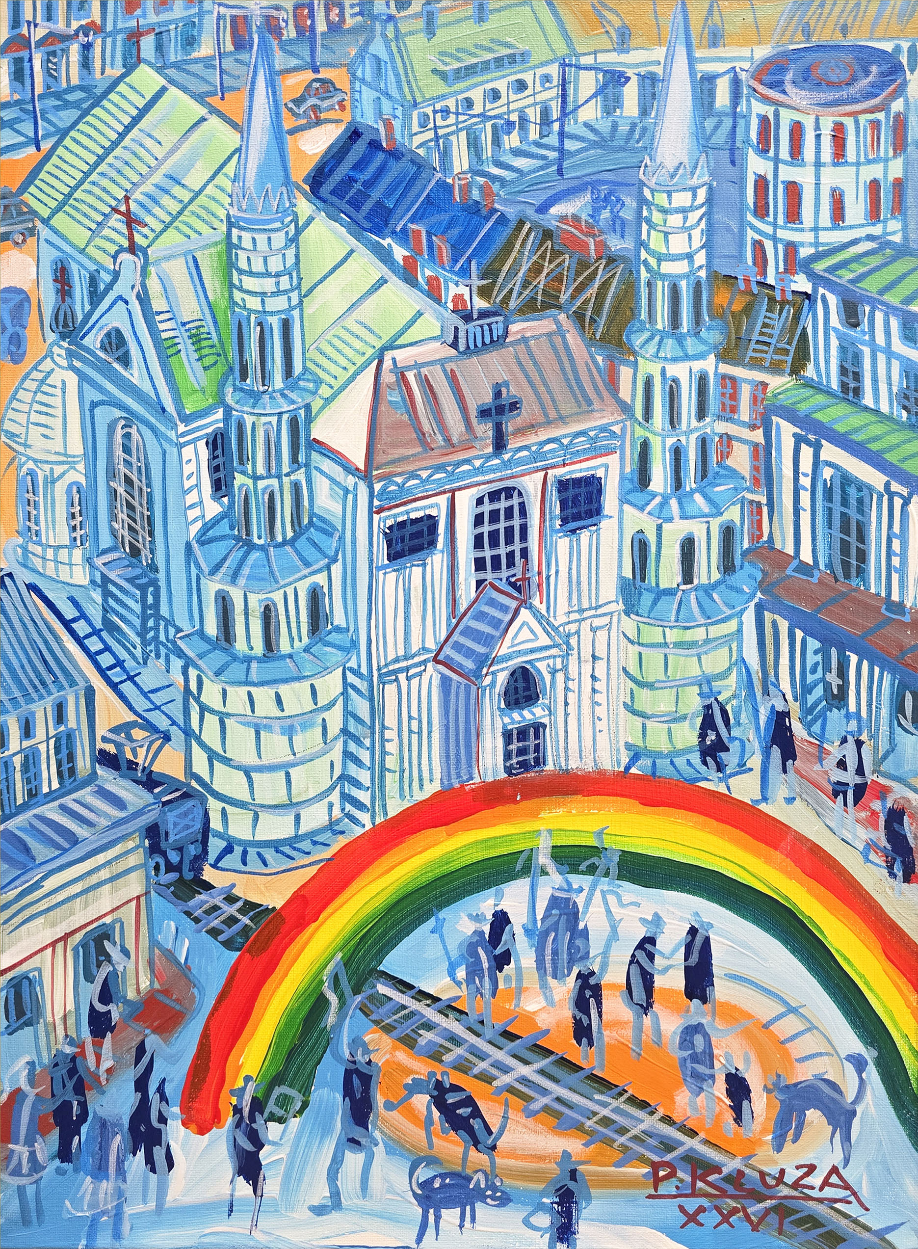 Tęcza Na Placu Zbawiciela &mdash; Paweł Kluza