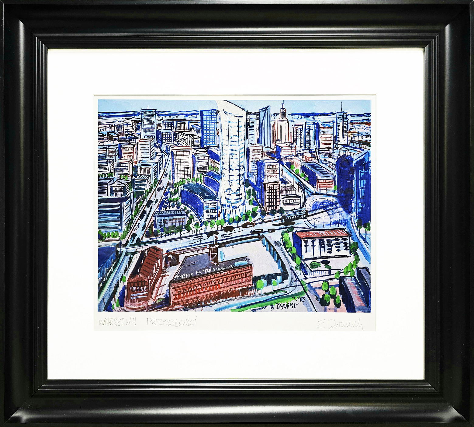 Warszawa Przyszłości (ark. 38 x 31cm) &mdash; Edward Dwurnik