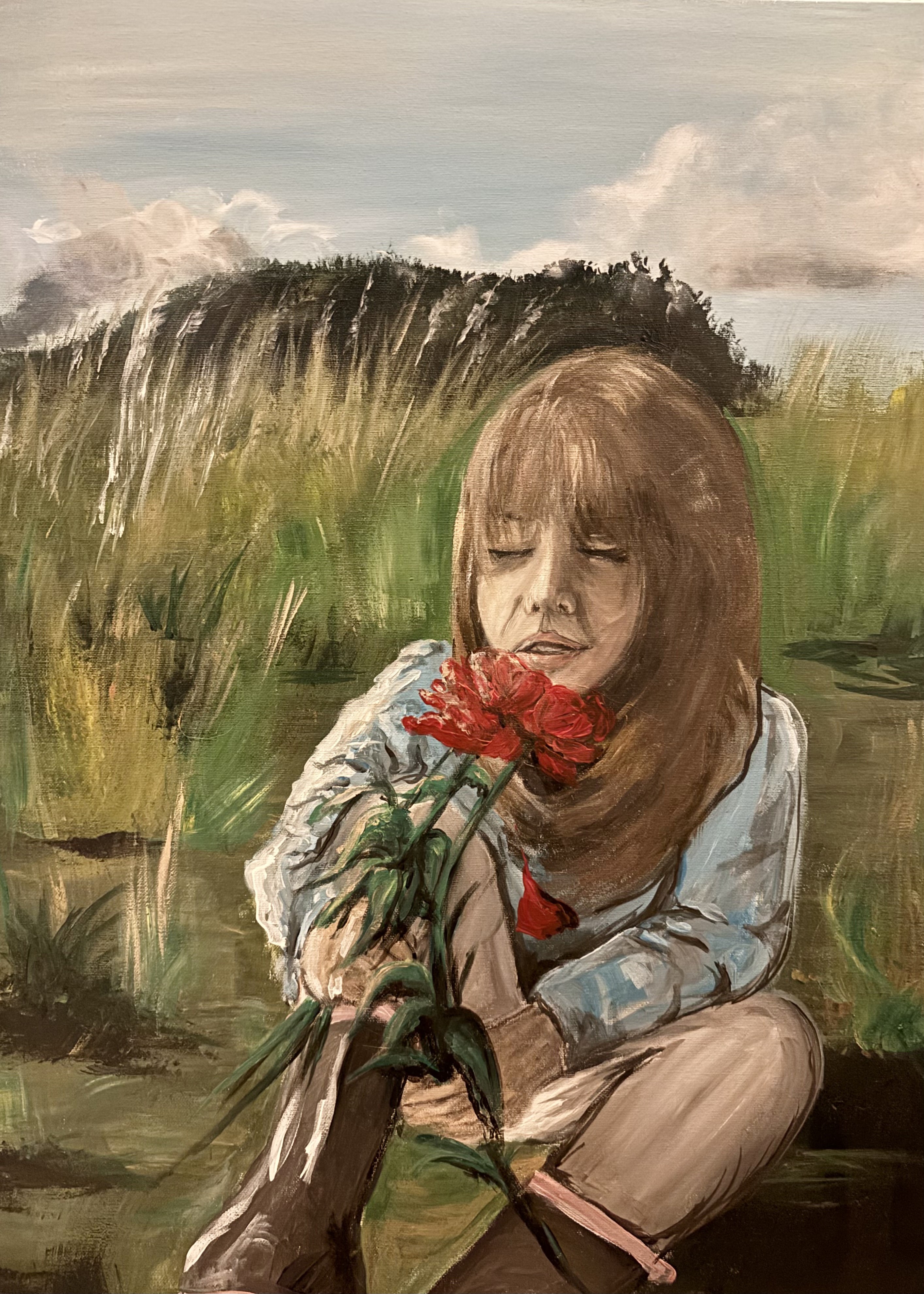 Dziewczynka z kwiatem &mdash; Karolina Kostrzewska