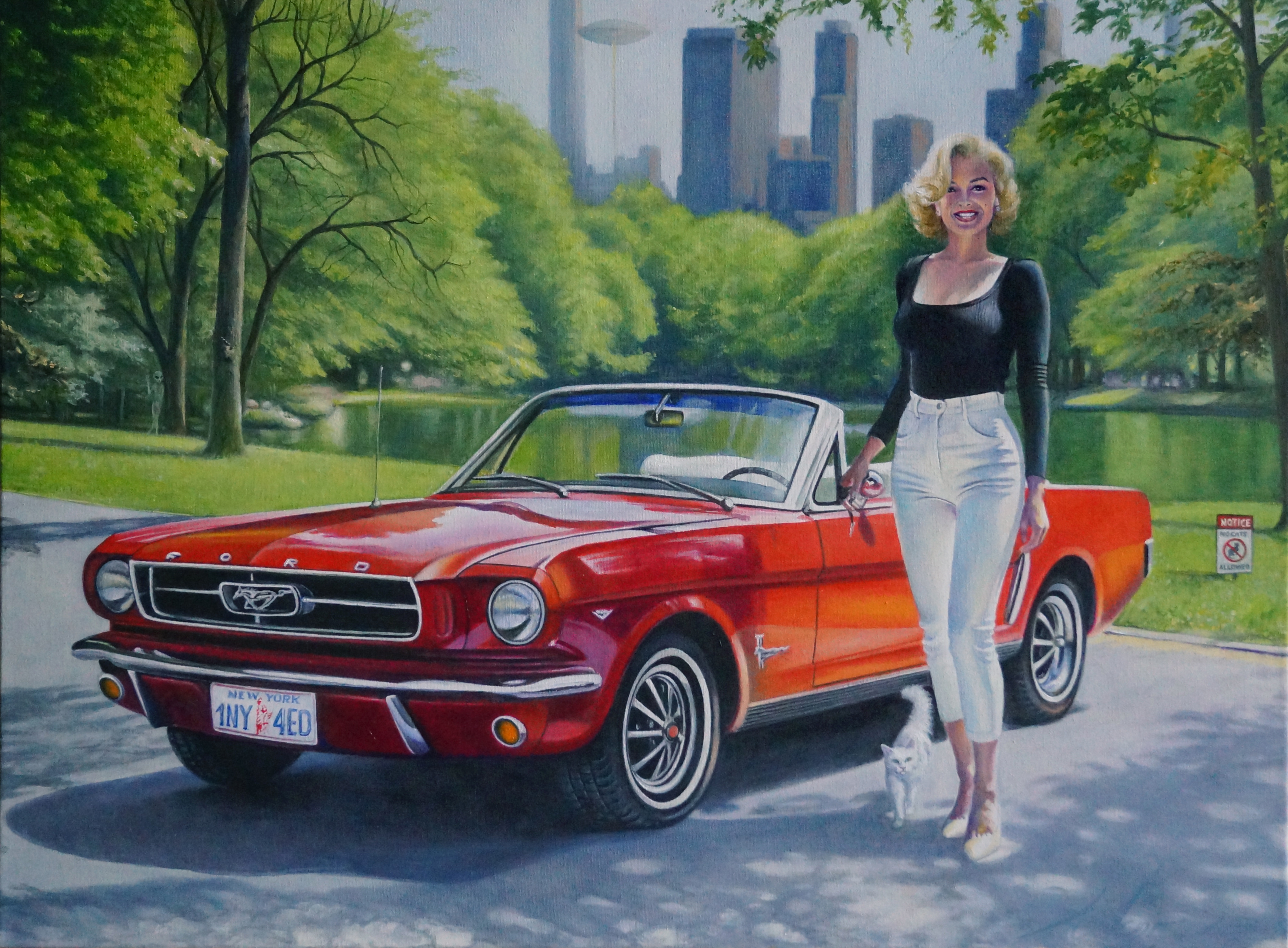 Ford Mustang Czerwony &mdash; Marcus Von May