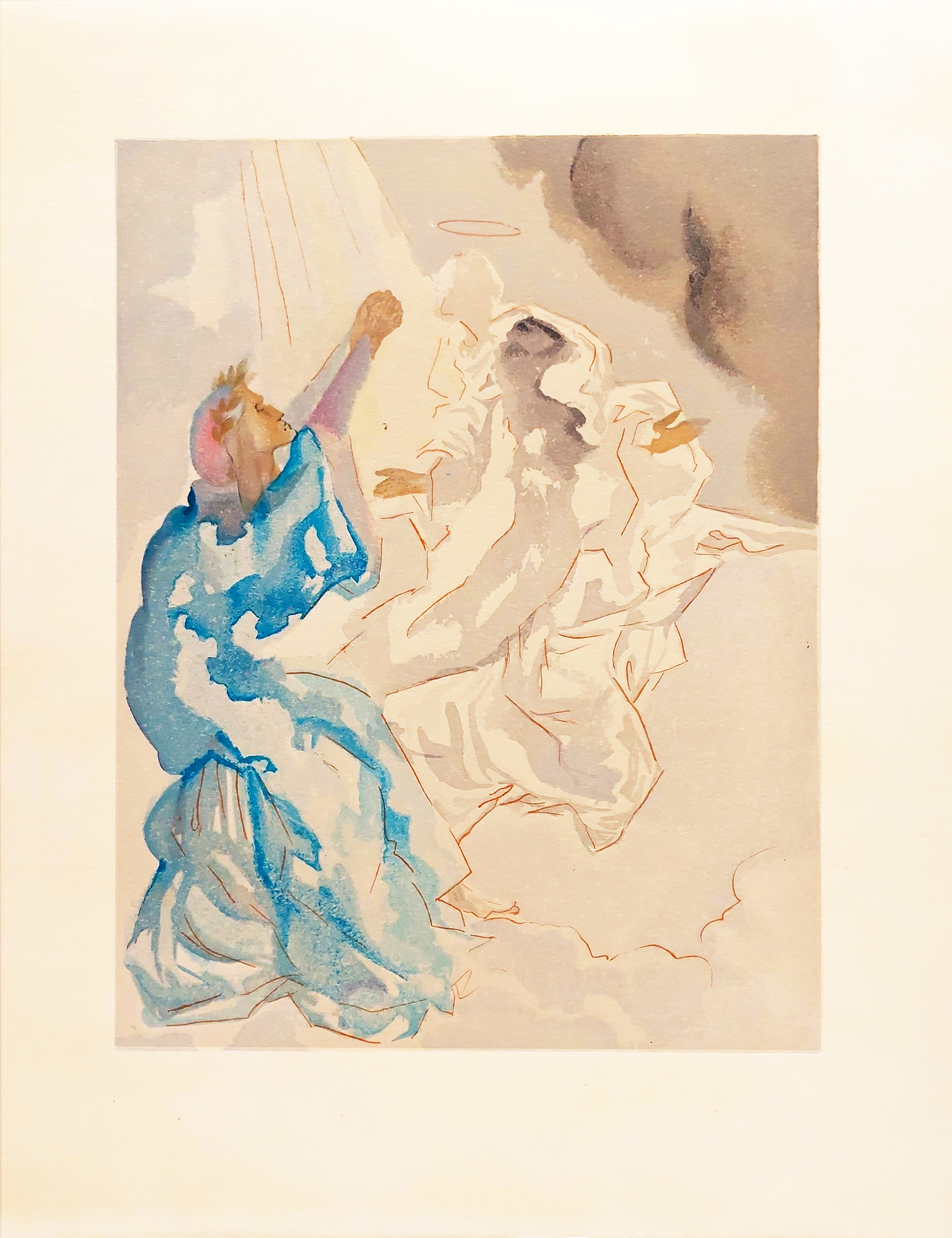 W niebie Merkurego, z serii Boska Komedia (Raj: Pieśń 5) &mdash; Salvador Dalí