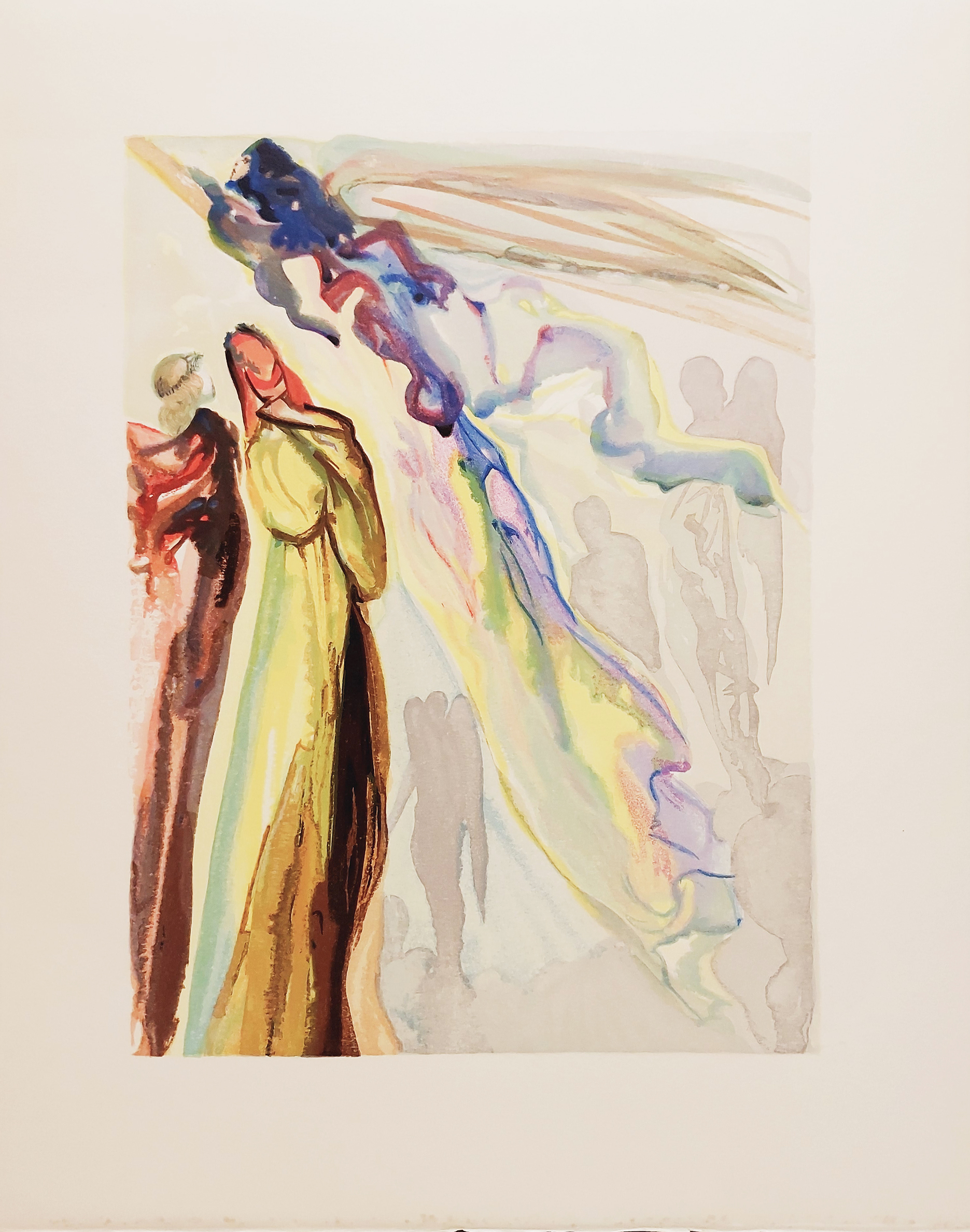 Dwie korony duchów, z serii Boska Komedia (Raj: Pieśń 12) &mdash; Salvador Dalí