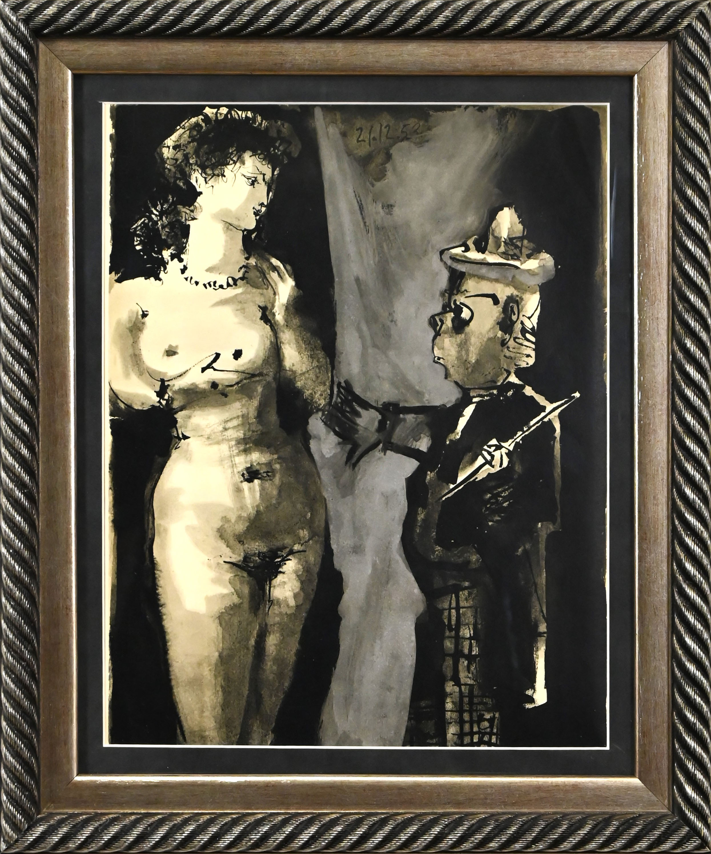 Z cyklu "La Comedie Humaine" ("Komedia ludzka") &mdash; Pablo Picasso