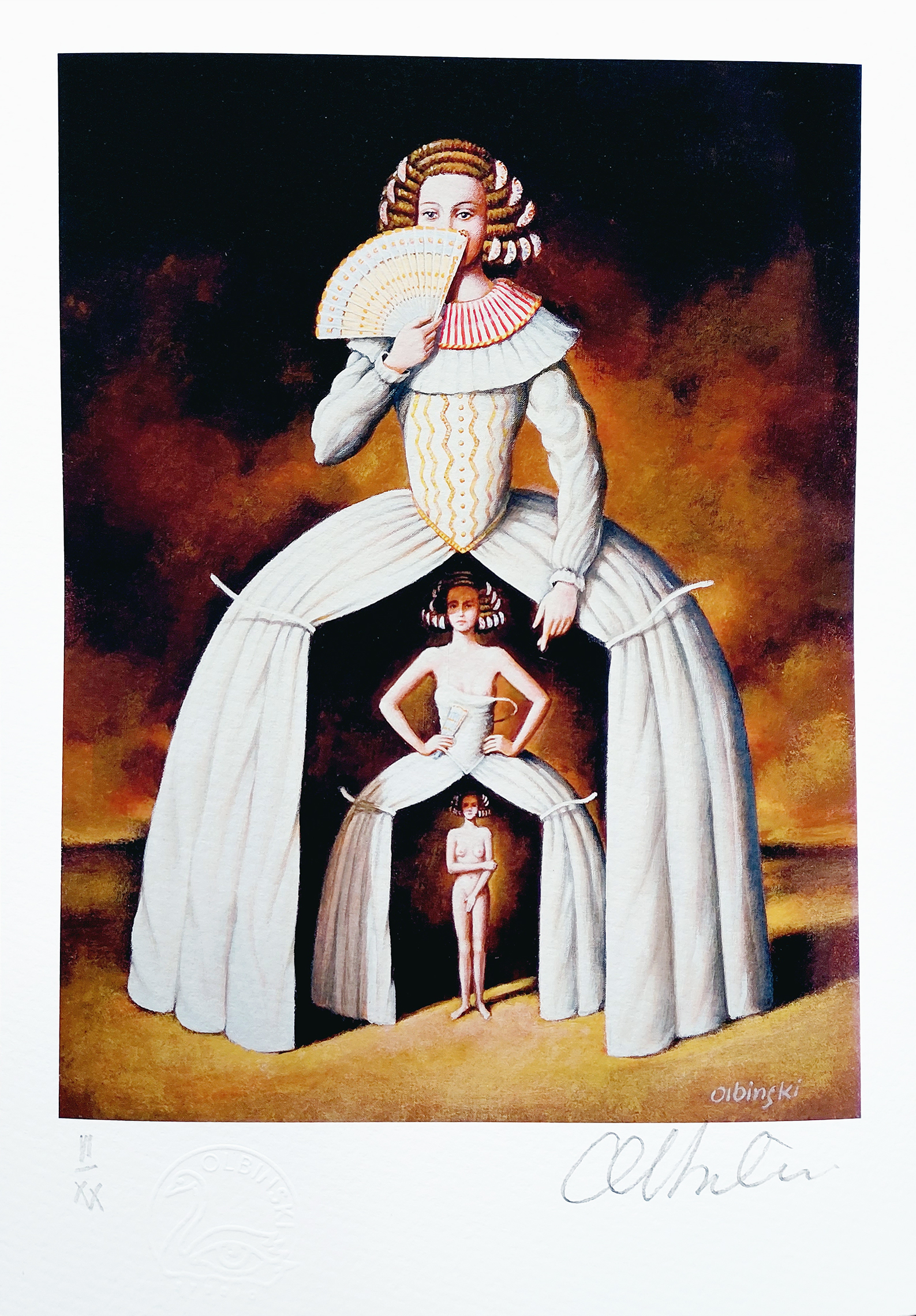 Retrospekcja tożsamości (ed. VI/XX)(ark. 20 x 30 cm) &mdash; Rafał Olbiński