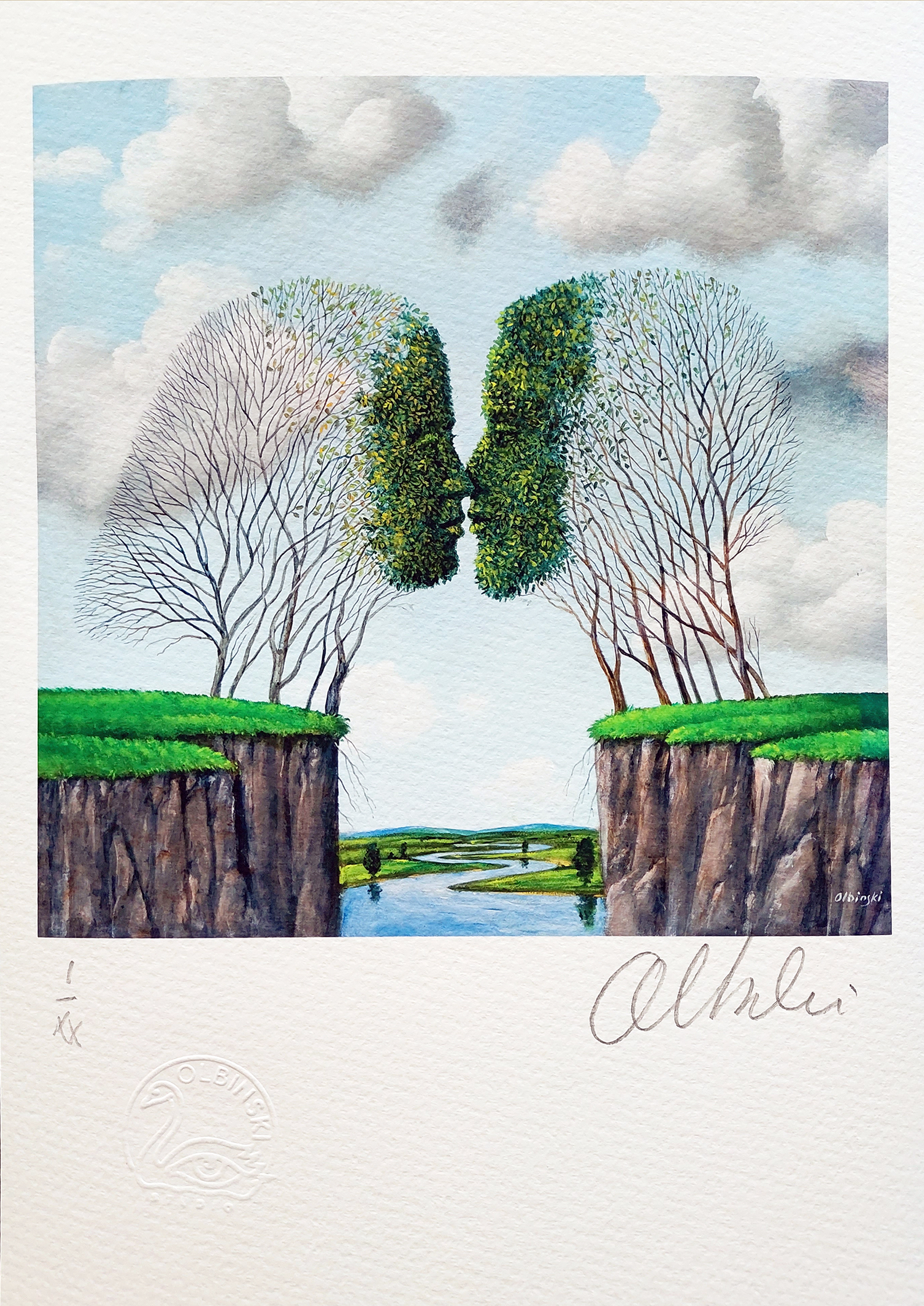 When Autumn Leaves Start (I/XX) (ark. 20 x 30 cm) &mdash; Rafał Olbiński