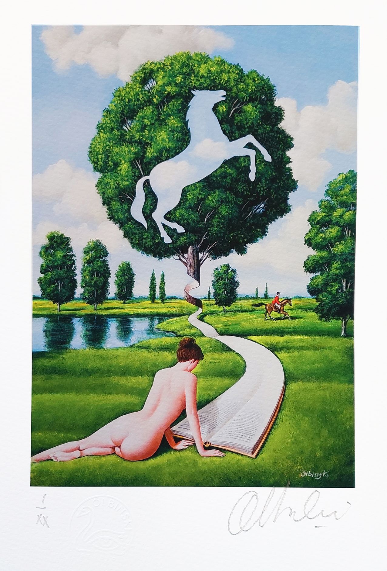Rok Konia (I/XX) (ark. 20 x 30 cm) &mdash; Rafał Olbiński