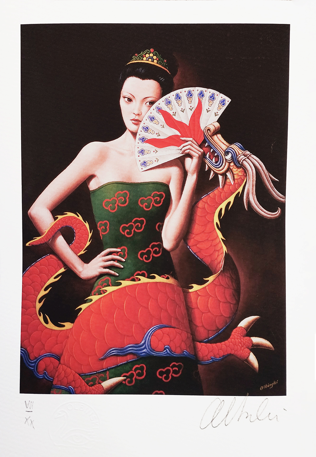 Turandot (VII/XX)(ark. 20 x 30 cm) &mdash; Rafał Olbiński