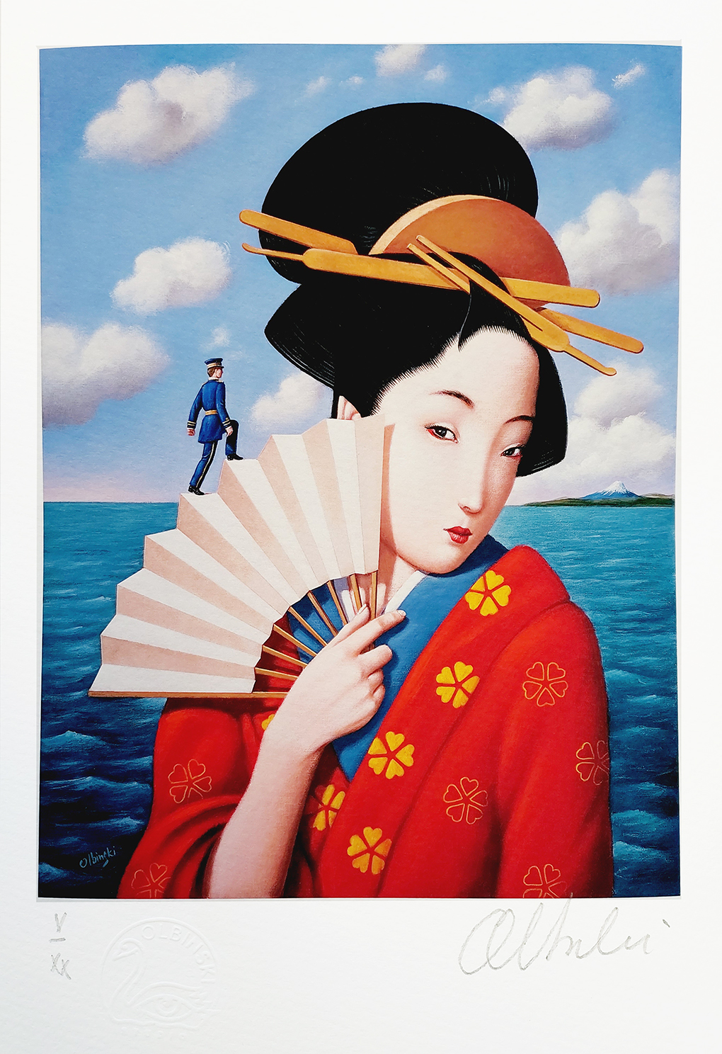 Madame Butterfly (V/XX)(ark. 20 x 30 cm) &mdash; Rafał Olbiński
