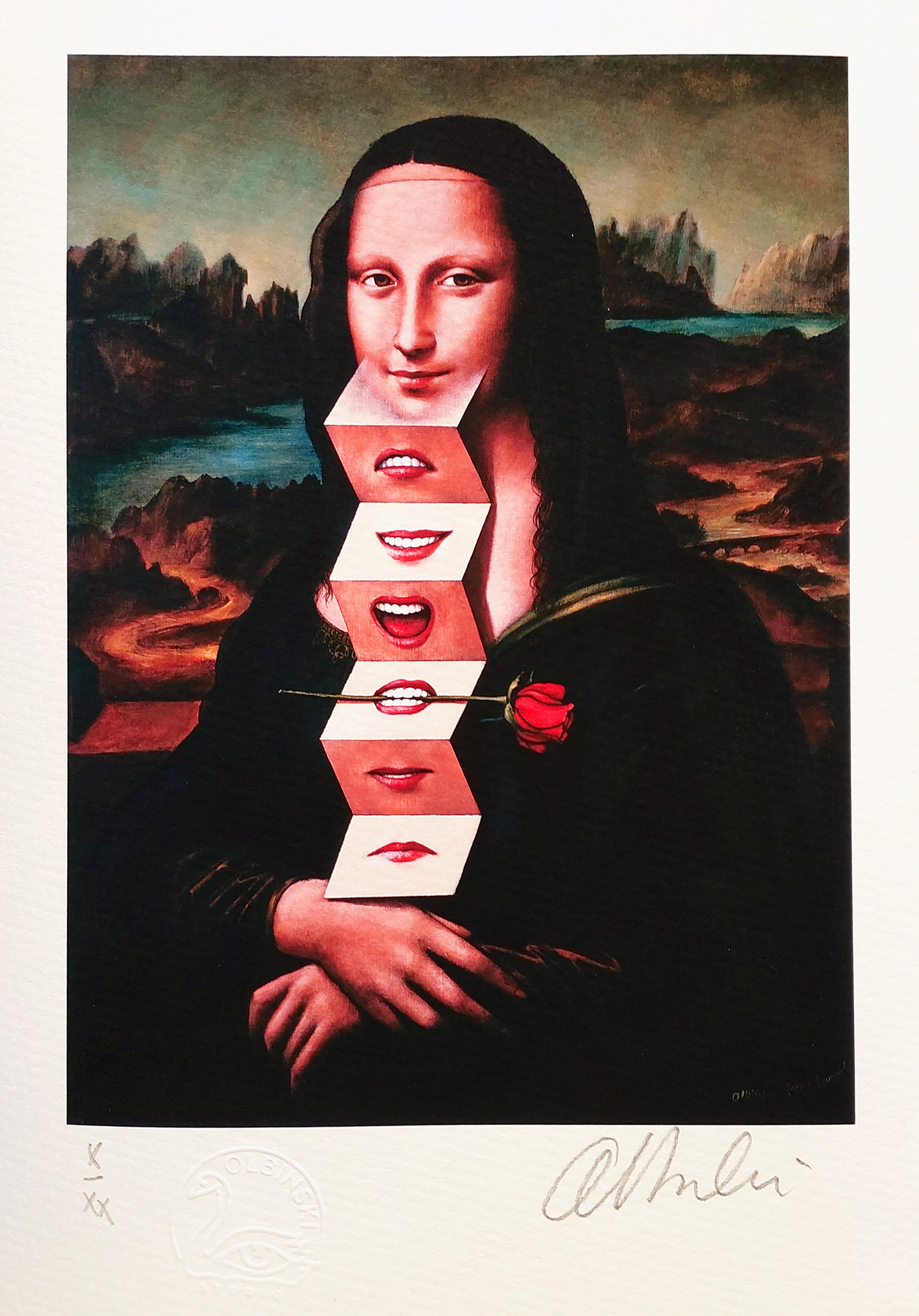 Próba ikony (X/XX) (20 x 30 cm) &mdash; Rafał Olbiński