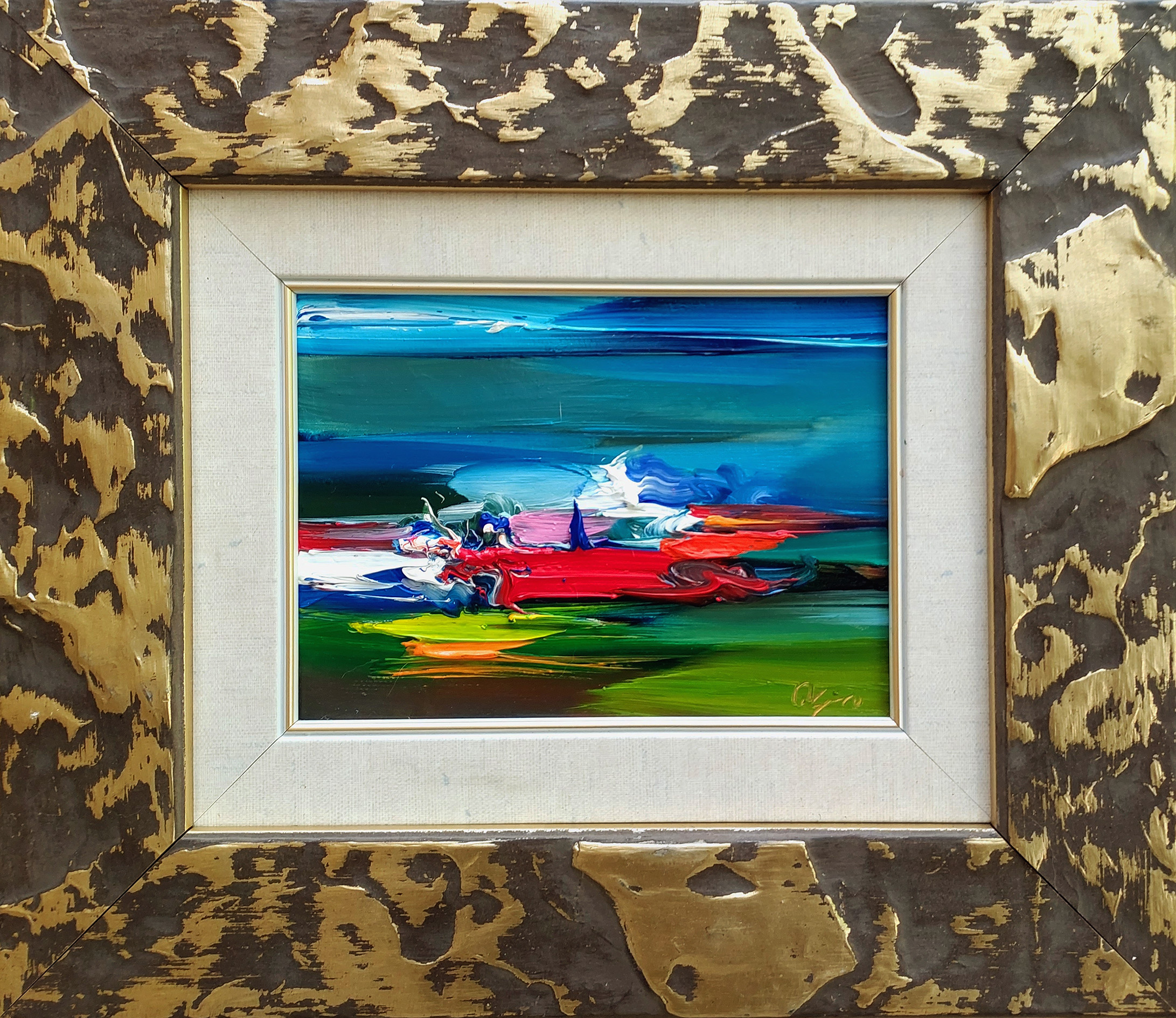 Dominanta barwna (rama: 33 x 28 cm) &mdash; Zdzisław Constantin Majrowski-Meyro