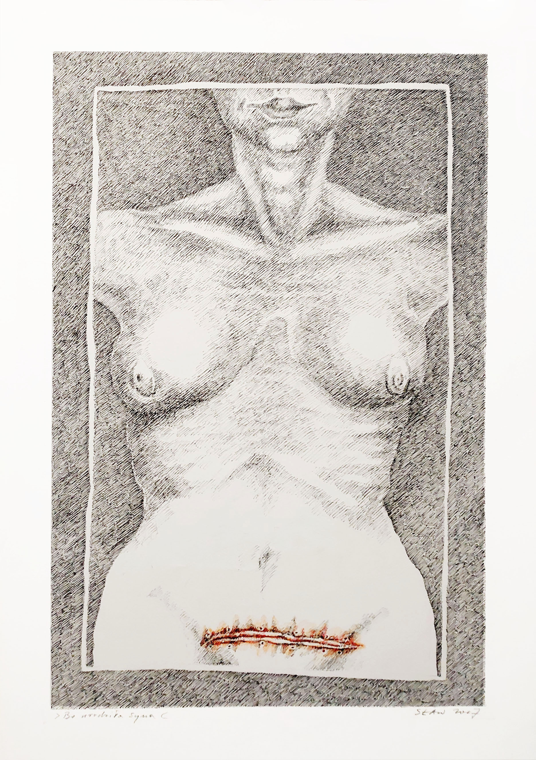 Bo urodziła syna (arkusz: 52.5 cm x 75 cm) &mdash; Stefan Sławiński