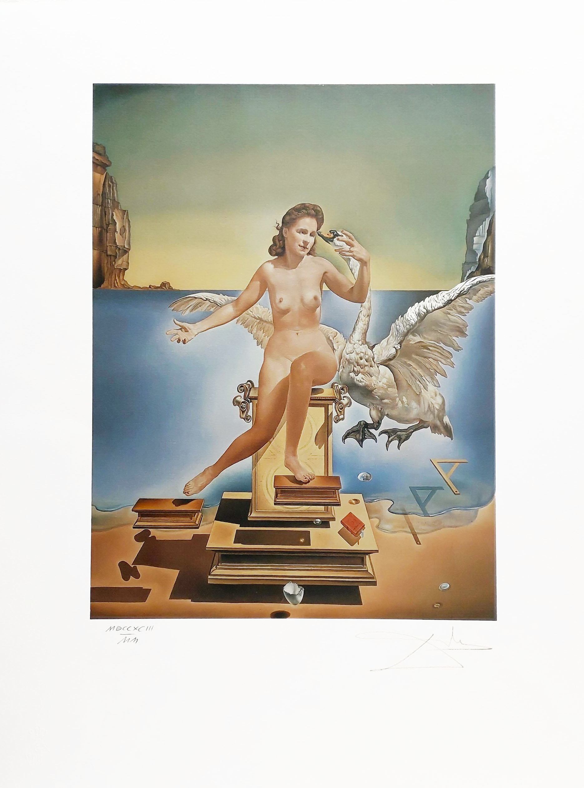 Leda Atomica (ed. MDCCXCIII/MM)(arkusz: 50 x 66 cm) &mdash; Salvador Dalí