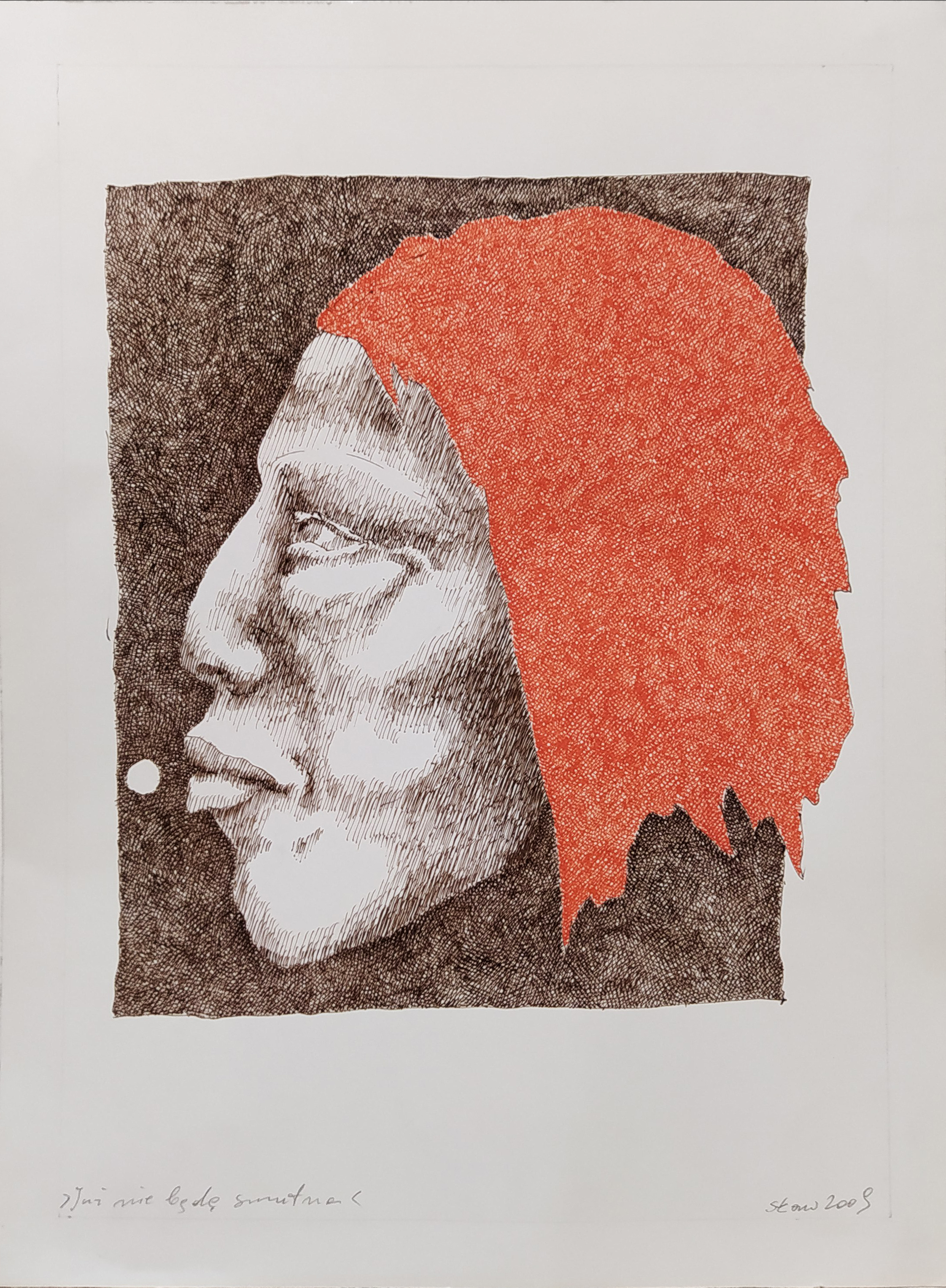 Już nie będę samotna ( wymiary  arkusza 30 x 40 cm) &mdash; Stefan Sławiński