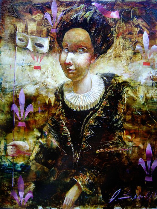 Kobieta z maską II &mdash; Alexander Dobrodiy