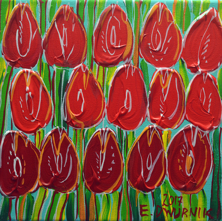 Kwiaty-tulipany 11 &mdash; Edward Dwurnik