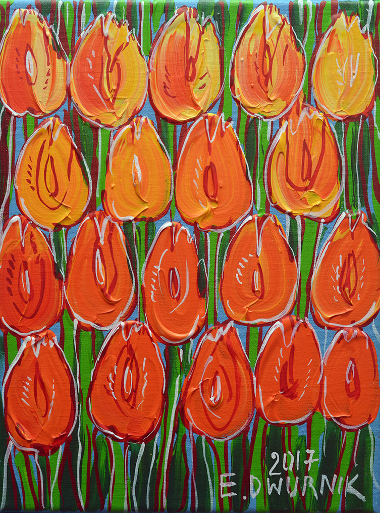 Kwiaty-tulipany 3 &mdash; Edward Dwurnik