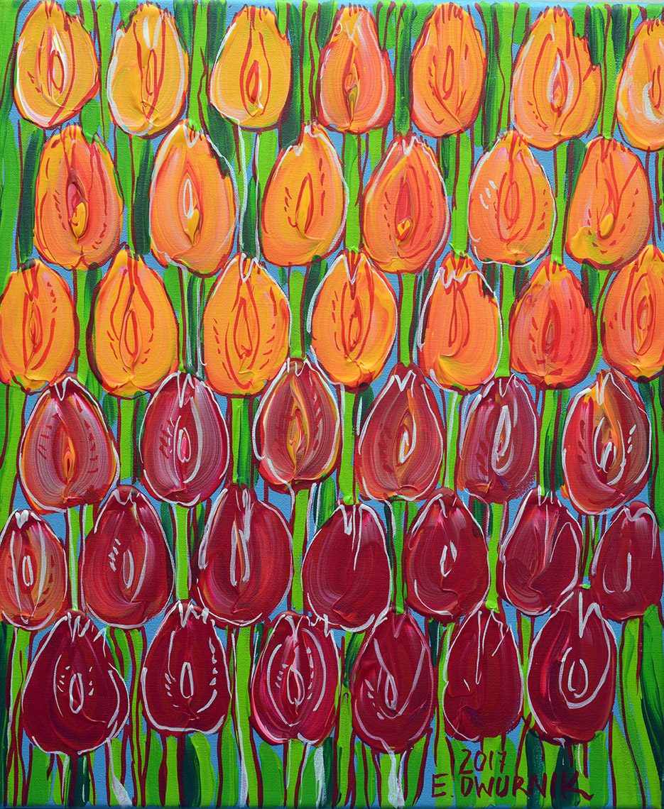 Kwiaty-tulipany 4 &mdash; Edward Dwurnik